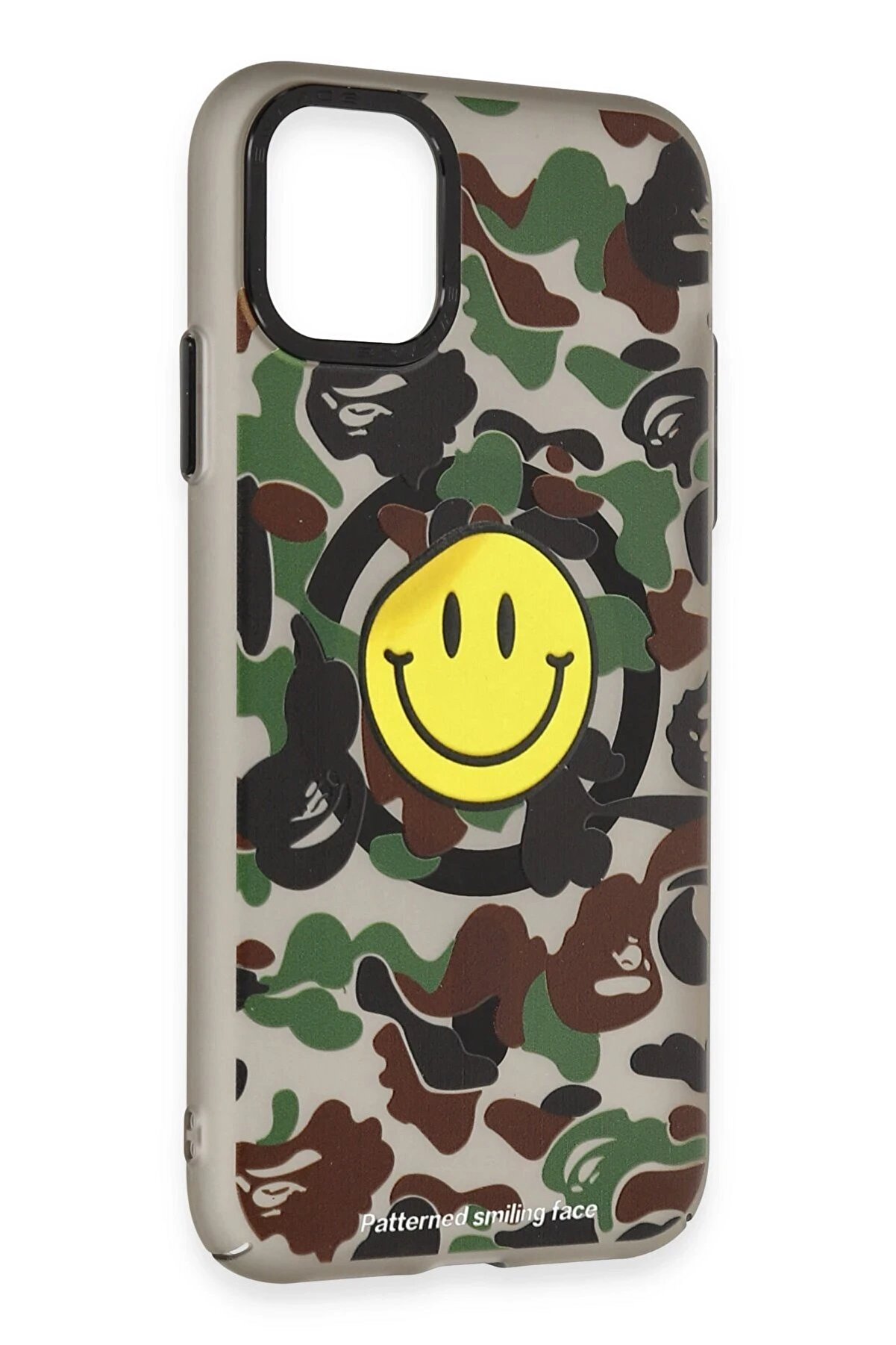 İphone 11 Kılıf Apollo Magneti̇csafe Desenli̇ Kapak - Apollo Si̇yah - 4 - Dropx3687-8663