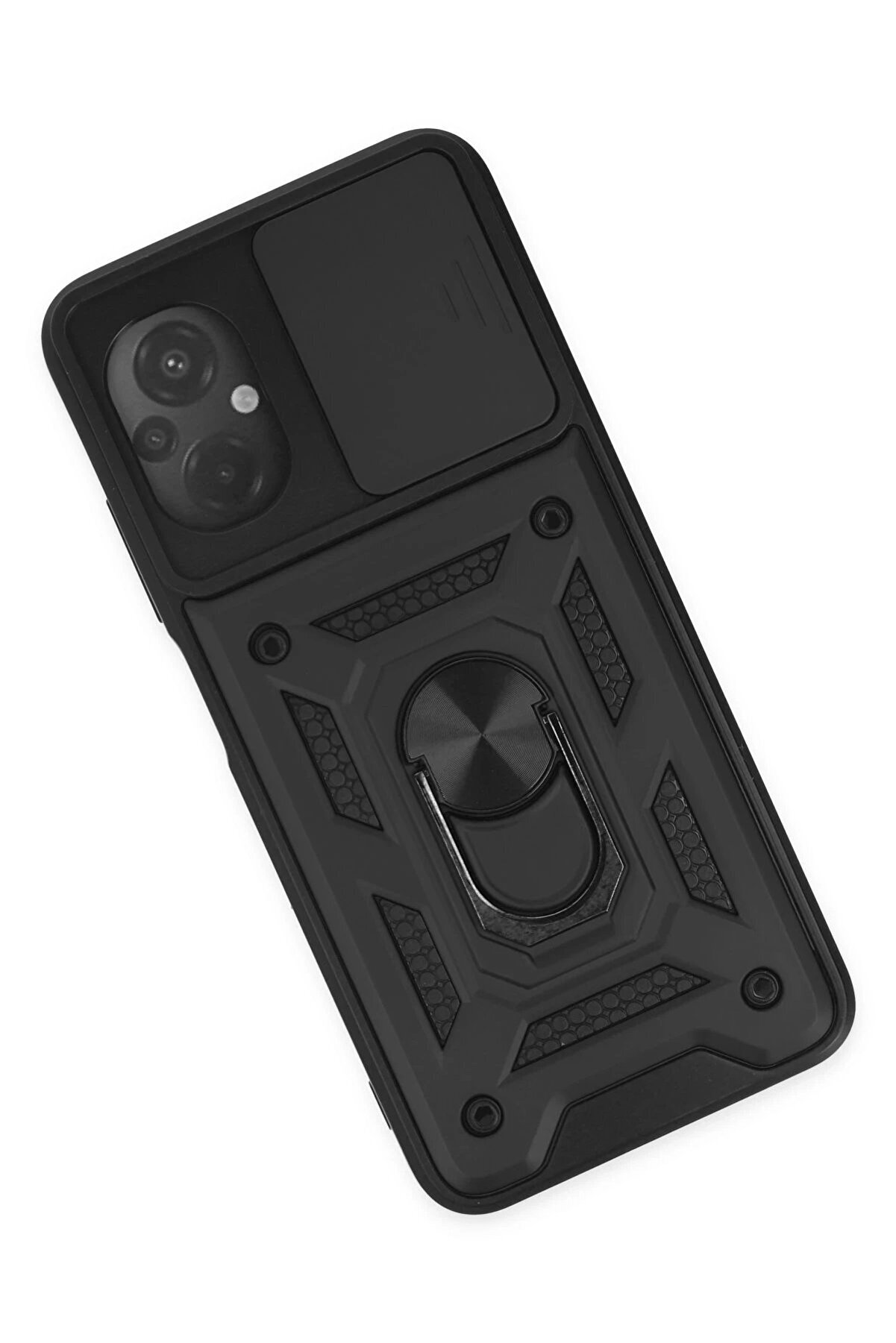 Xi̇aomi̇ Poco M5 Kılıf Pars Lens Y&uuml;z&uuml;kl&uuml; Si̇li̇kon - Si̇yah - Dropx6790-2618