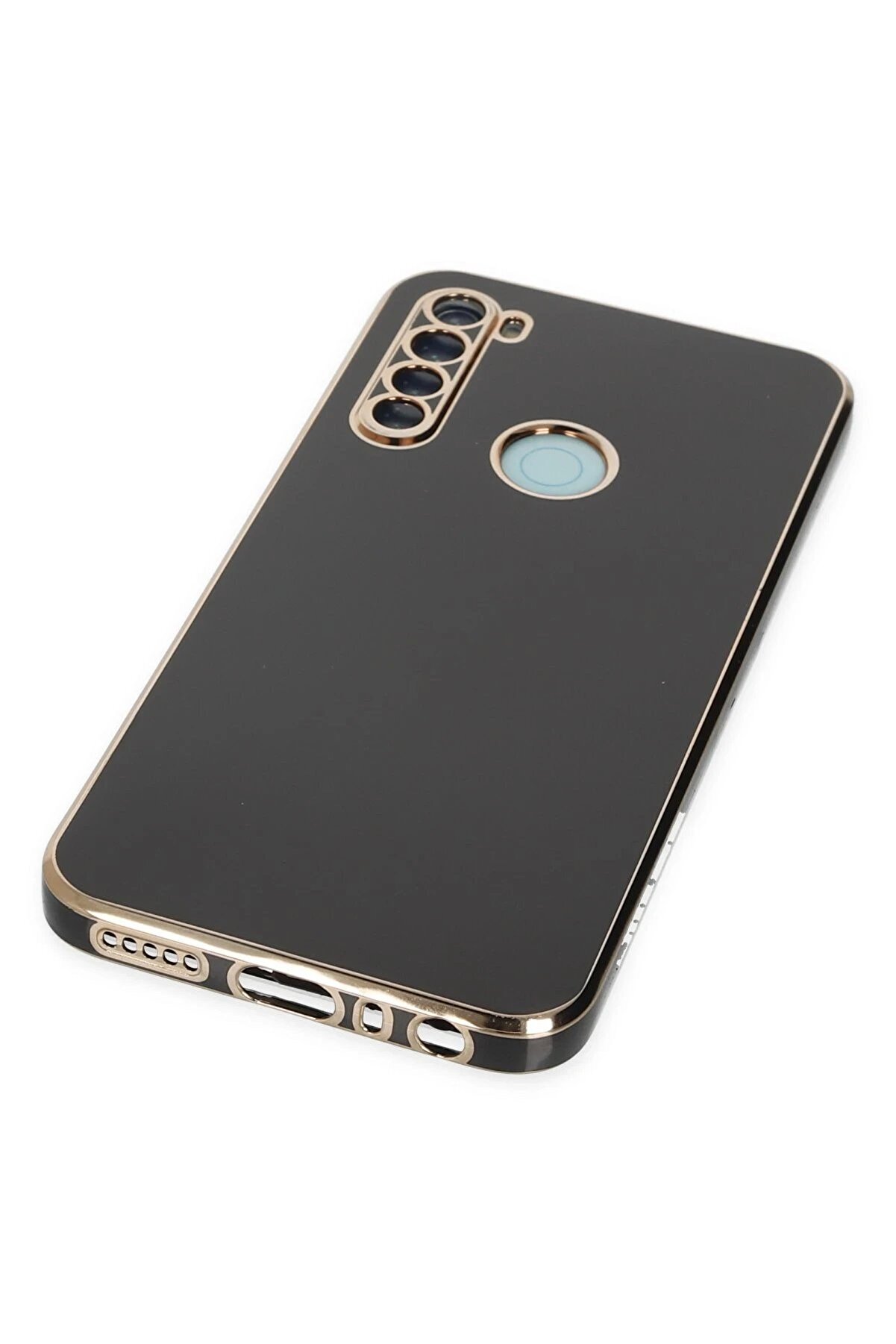 Xi̇aomi̇ Redmi̇ Note 8 Kılıf Volet Si̇li̇kon - Si̇yah - Dropx4412-5412