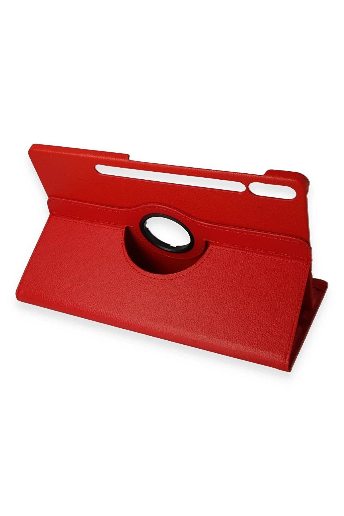 Samsung Galaxy X610 Tab S9 Fe Plus 12.4 Kılıf 360 Tablet Deri̇ Kılıf - Kırm - Dropx5507-5244