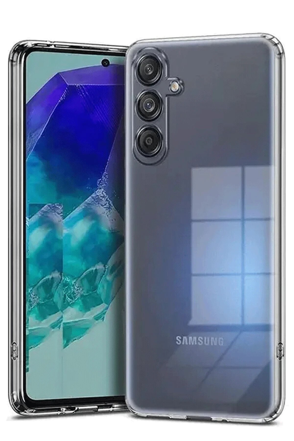 Samsung Galaxy A36 Kılıf L&uuml;x Şeffaf Si̇li̇kon - Dropx3385-5711