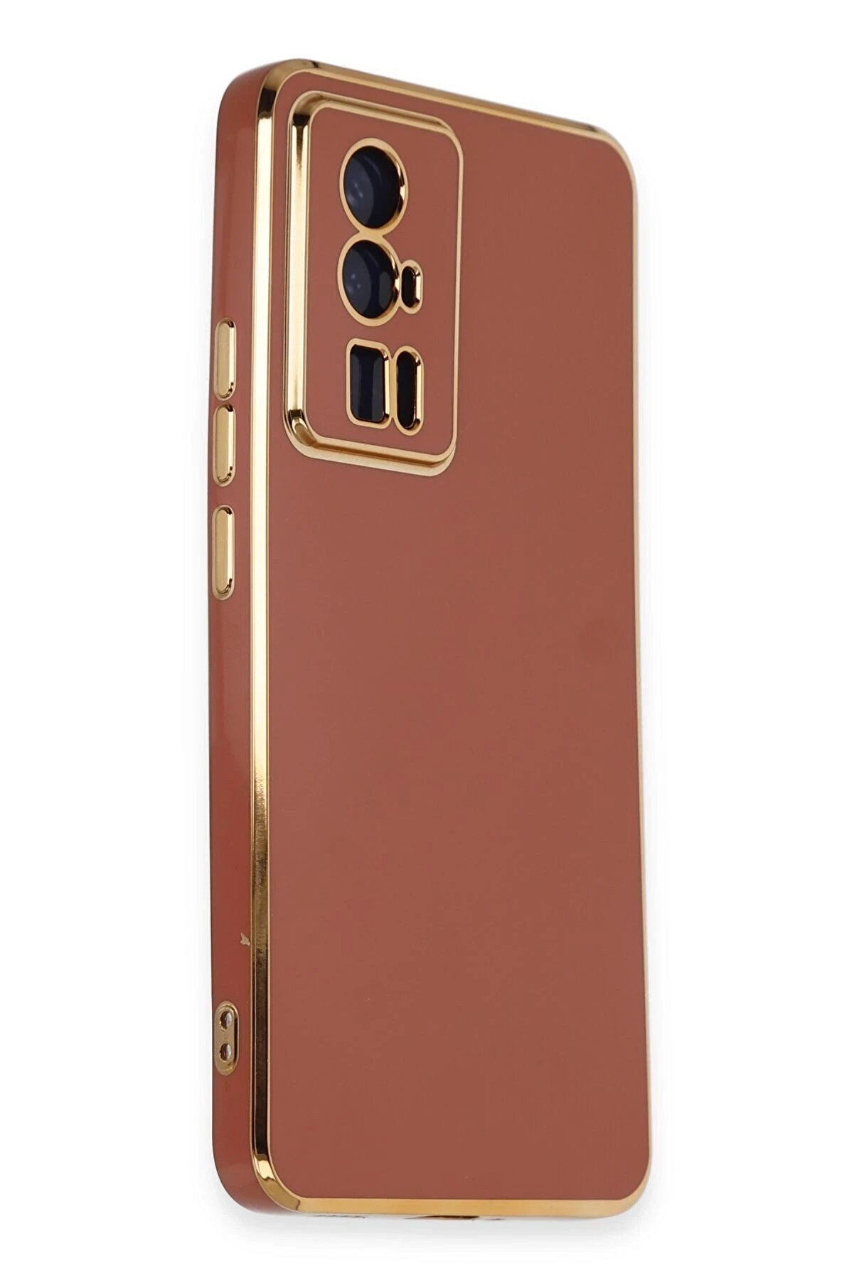 Xi̇aomi̇ Poco F5 Pro Kılıf Volet Si̇li̇kon - Kırmızı - Dropx7307-2746