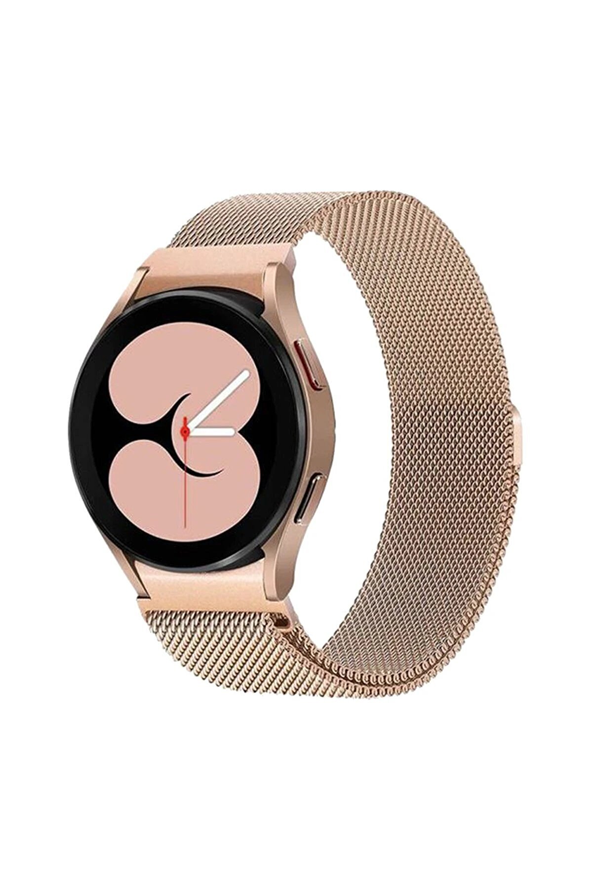 CepteToptan Samsung Galaxy Watch 4 Metal Mıknatıslı Kordon - Gold - DROPX3995-3994