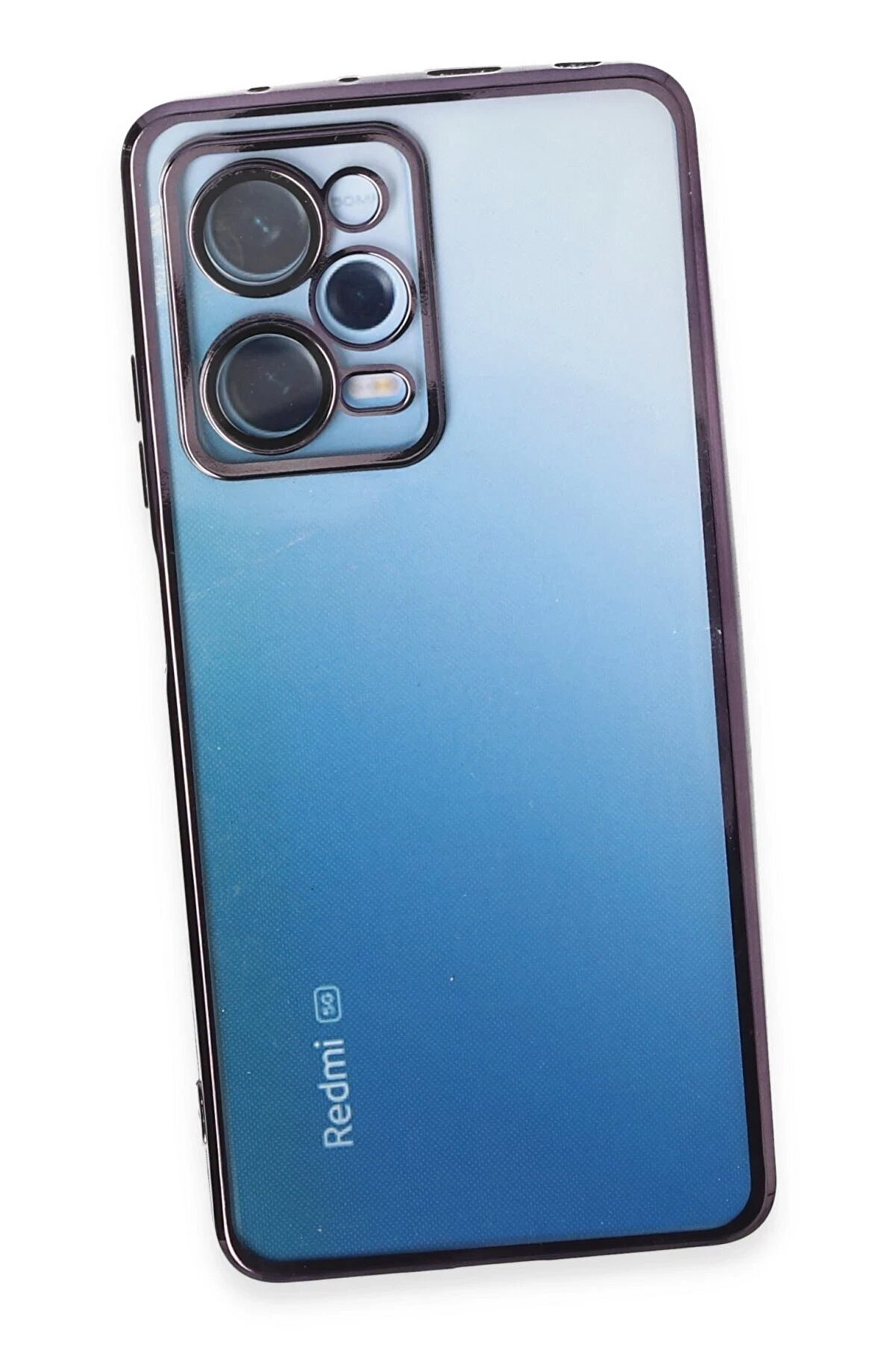 Xi̇aomi̇ Redmi̇ Note 12 Pro 5G Kılıf Lensli̇ Si̇li̇kon - Mor - Dropx4922-9667