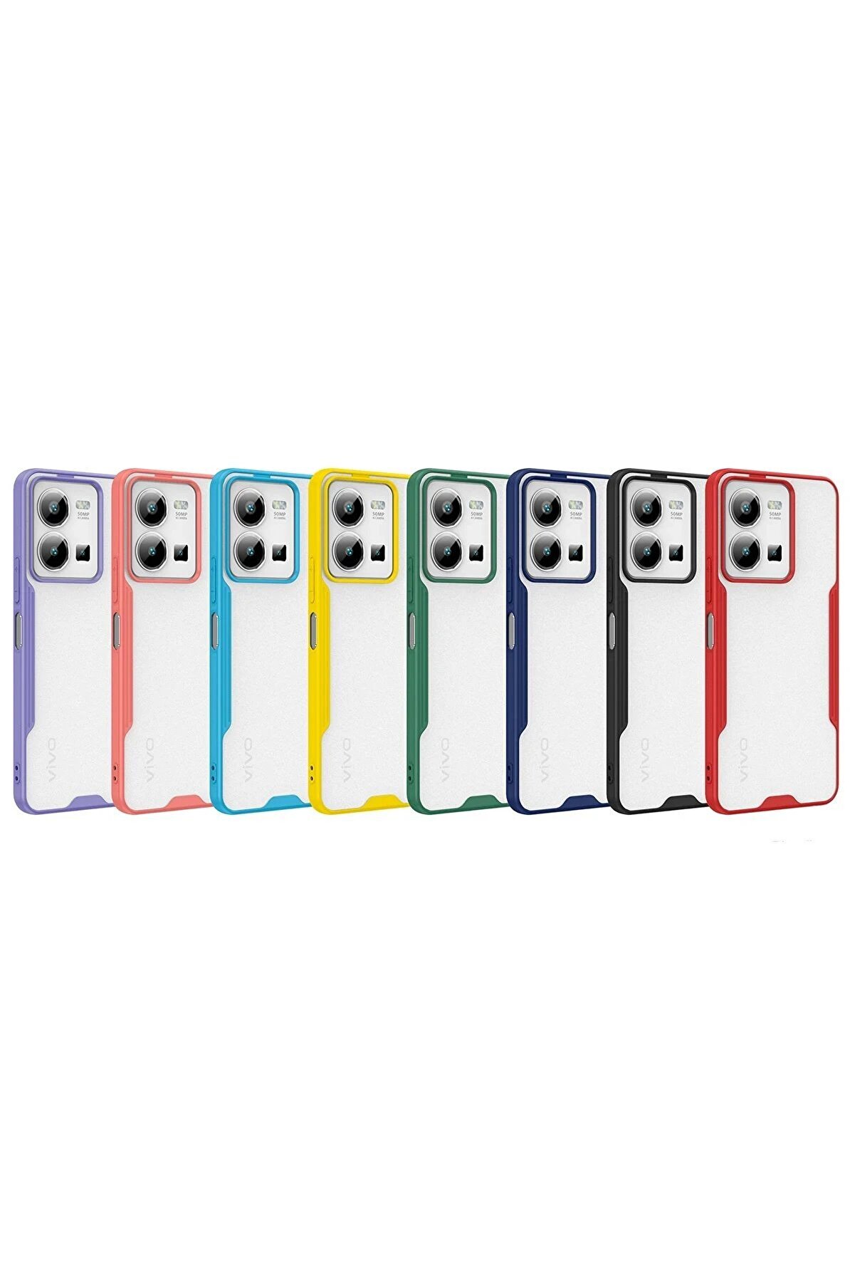 Vi̇vo Y35 Kılıf Plati̇n Si̇li̇kon - Pembe - Dropx9603-6397