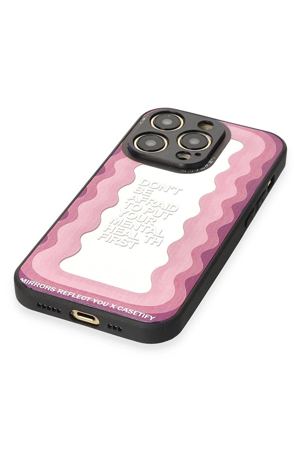 İphone 12 Pro Kılıf Mi̇rror Desenli̇ Kapak - Mi̇rror - 11 - Dropx4689-2017