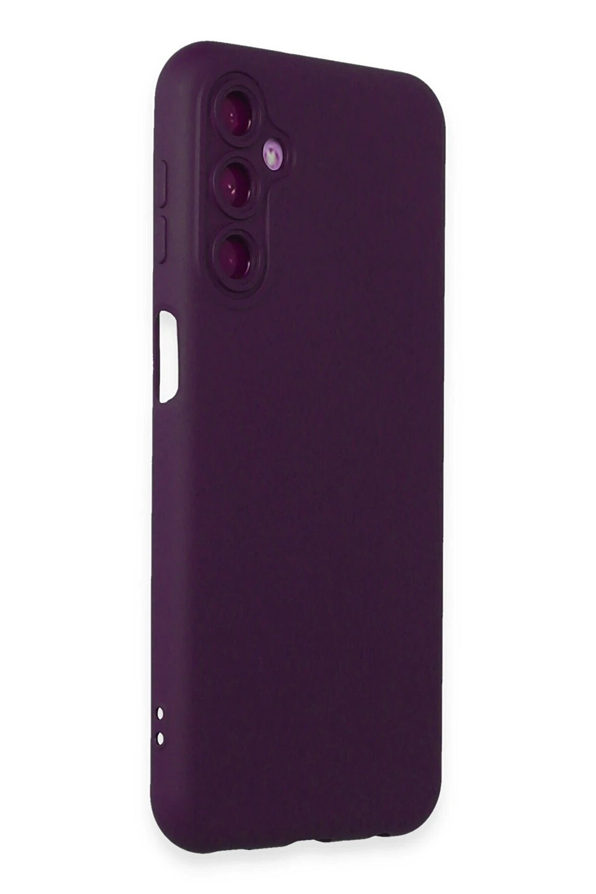Samsung Galaxy M14 5G Kılıf Nano İ&ccedil;i̇ Kadi̇fe Si̇li̇kon - Mor - Dropx3761-8825
