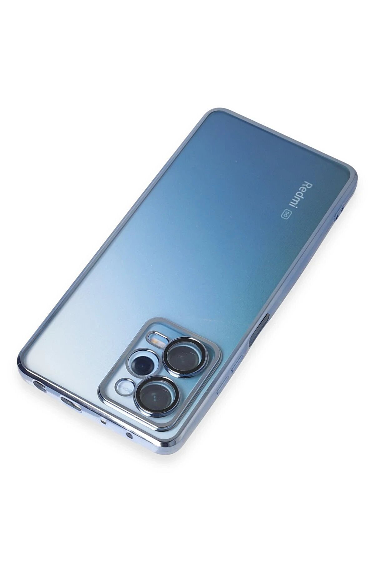 Xi̇aomi̇ Redmi̇ Note 12 Pro 5G Kılıf Lensli̇ Si̇li̇kon - Açık Mavi̇ - Dropx8198-4077