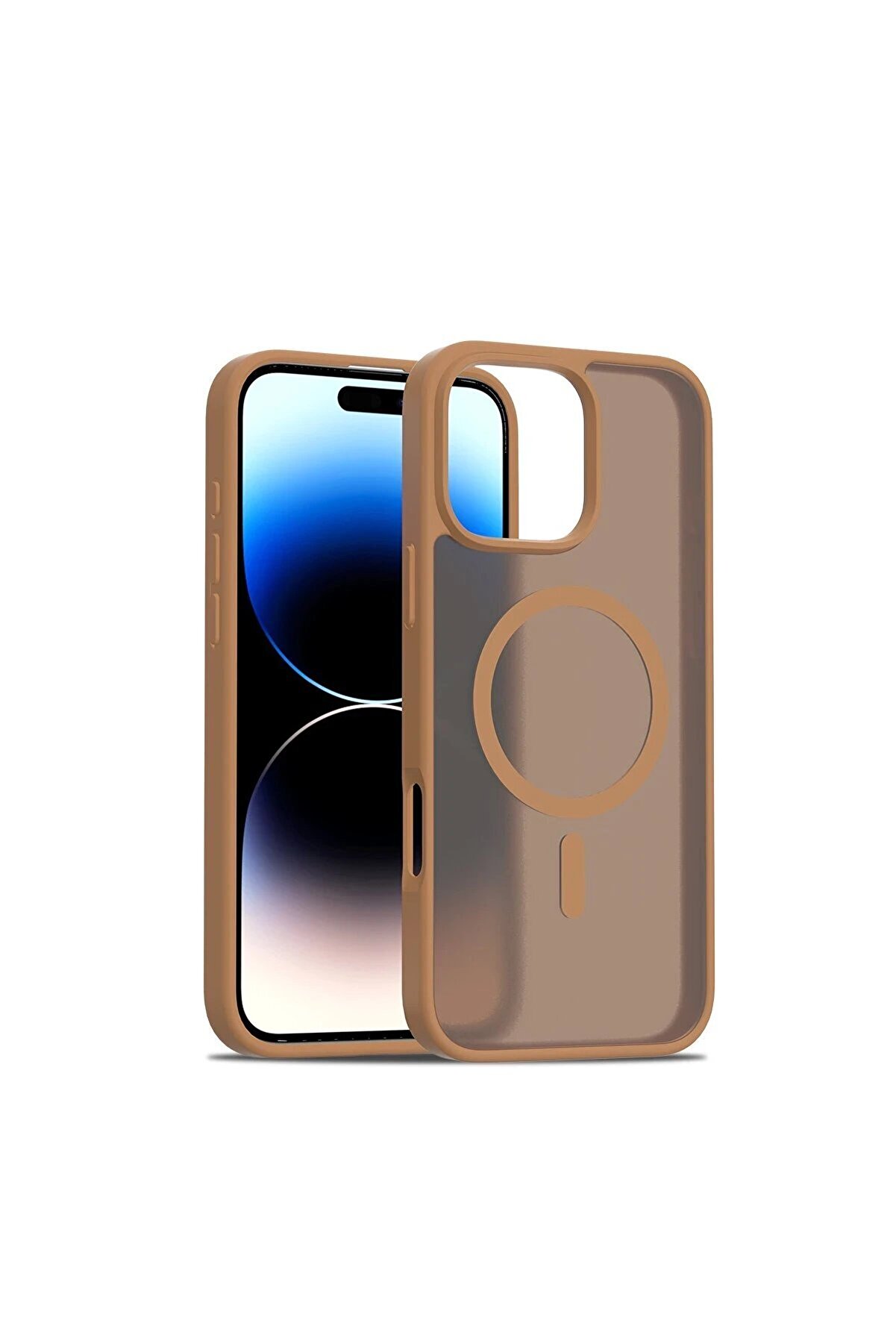 CepteToptan iPhone 16 Pro Jota Magsafe Kapak - Çöl Titanyum - DROPX7475-8027