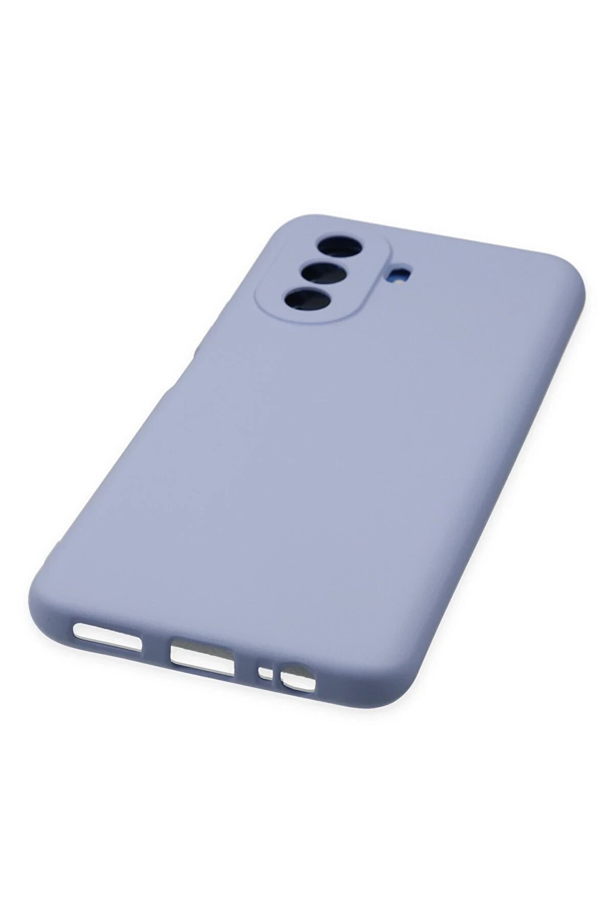 Huawei̇ Nova Y70 Kılıf Nano İçi̇ Kadi̇fe Si̇li̇kon - Li̇la - Dropx3035-3929