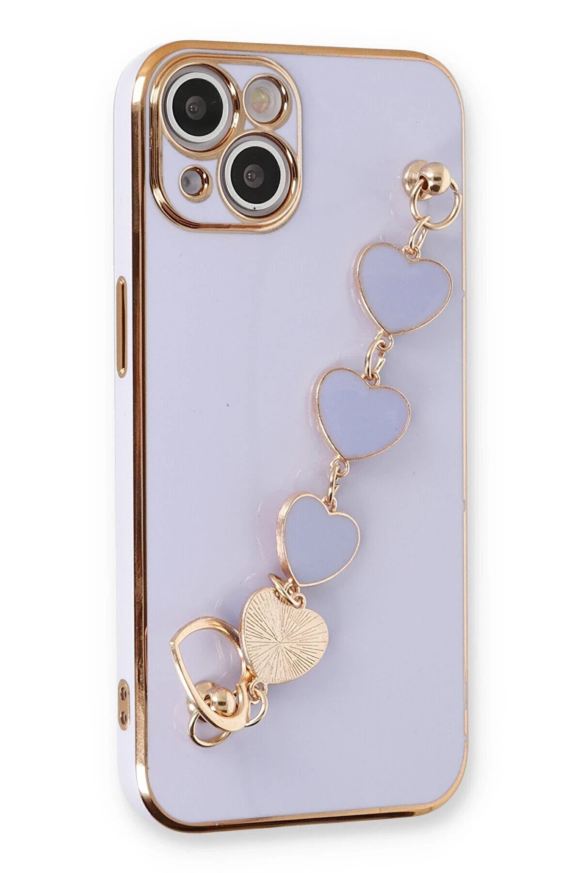 ENEFENDİ Newface iPhone 14 Kılıf Esila Silikon - Lila