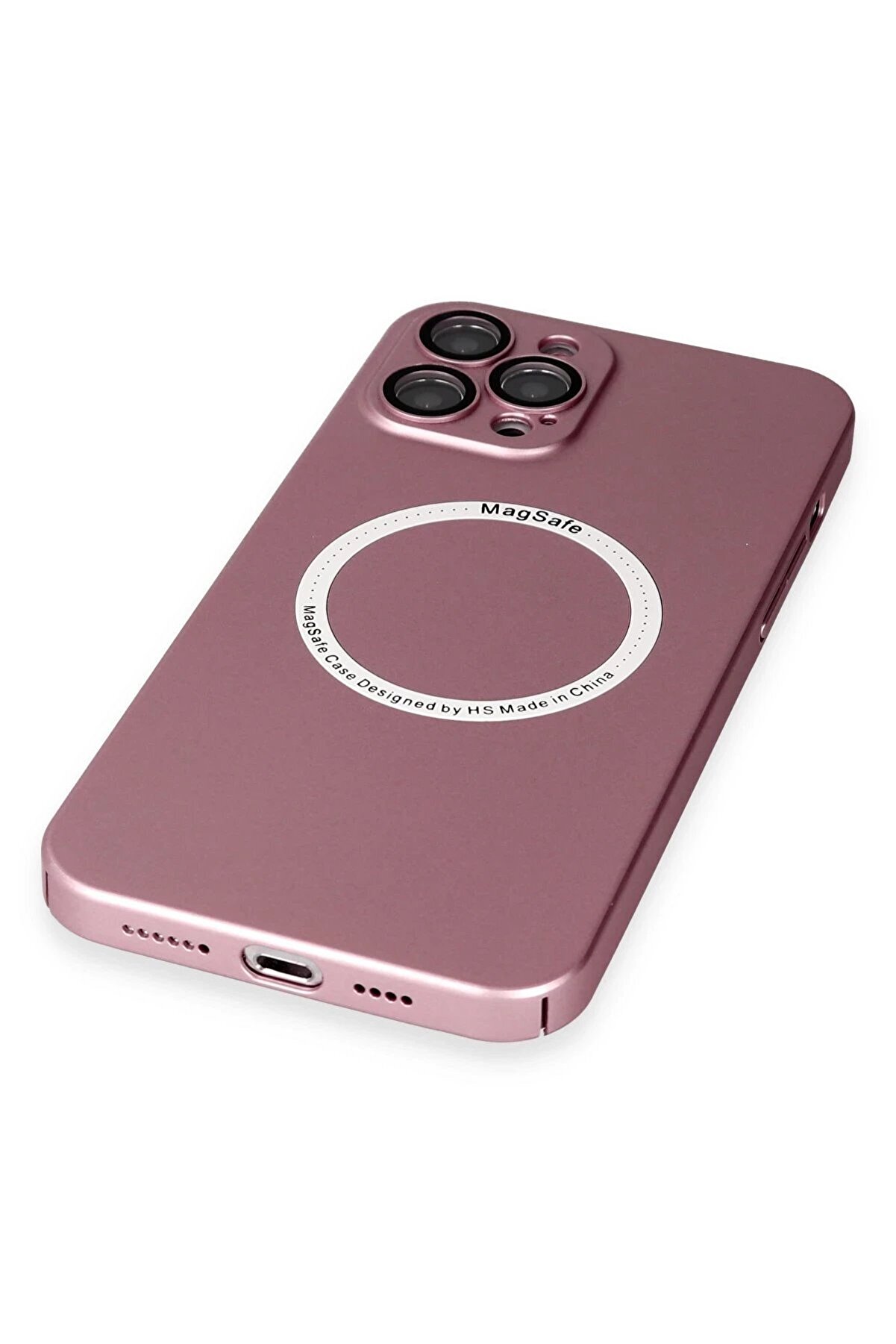 İphone 12 Pro Kılıf Jack Magneti̇csafe Lens Si̇li̇kon - Rose Gold - Dropx6422-6383