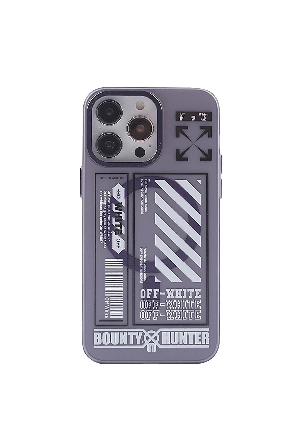 İphone 14 Pro Max Kılıf Apollo Magneti̇csafe Desenli̇ Kapak - Apollo Mor - 1 - Dropx1533-8102