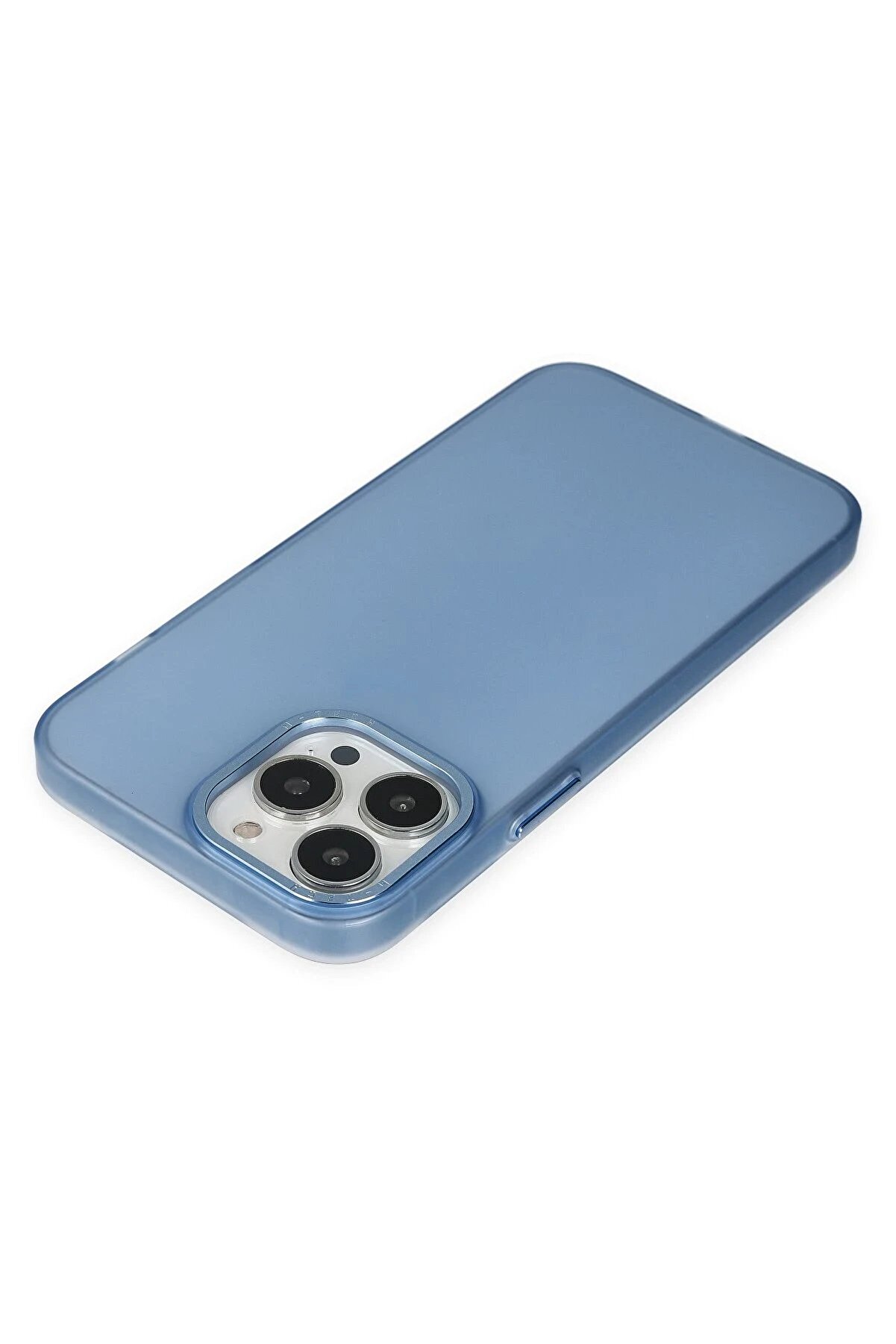 İphone 14 Pro Max Kılıf Modos Metal Kapak - Mavi̇ - Dropx2709-6763