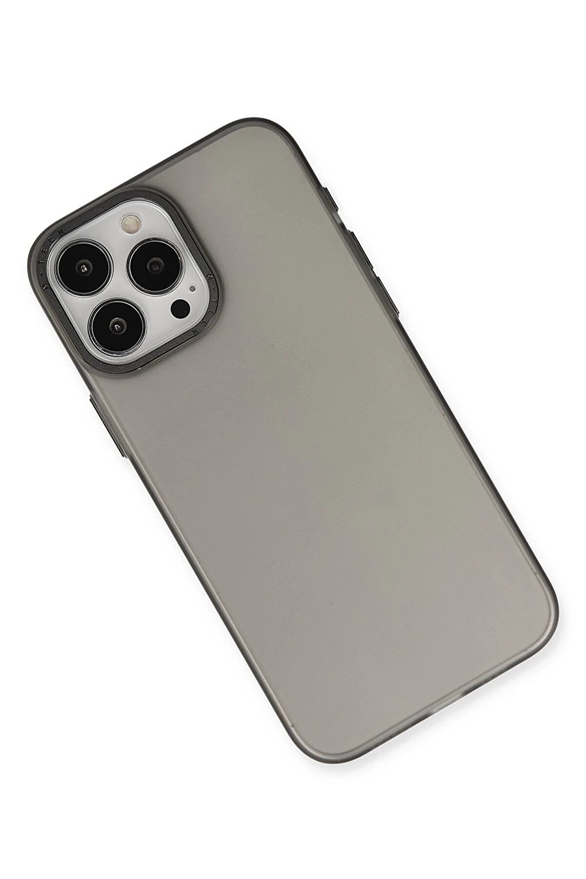 İphone 15 Pro Kılıf Modos Metal Kapak - Si̇yah - Dropx5962-9208