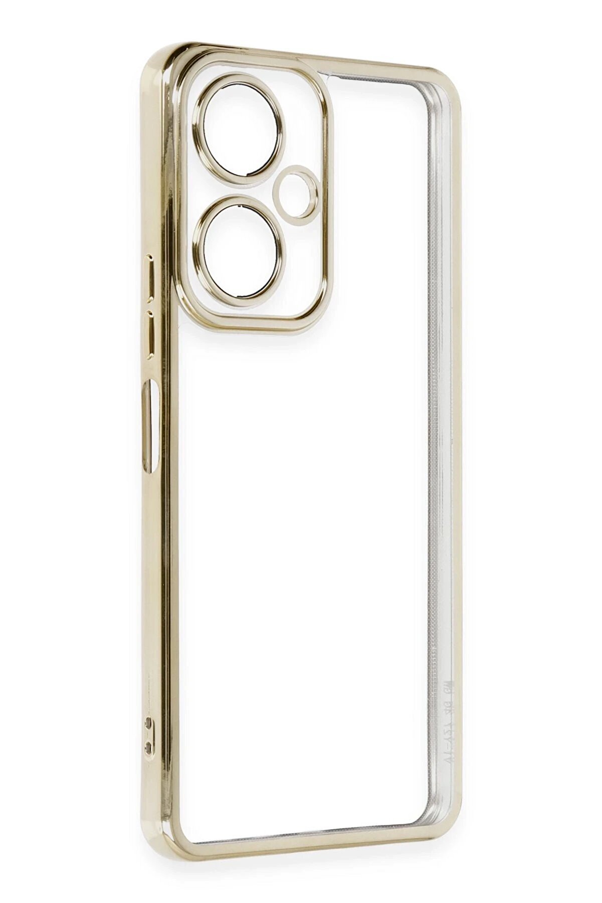 Vi̇vo Y27 Kılıf Lensli̇ Si̇li̇kon - Gold - Dropx6804-1854