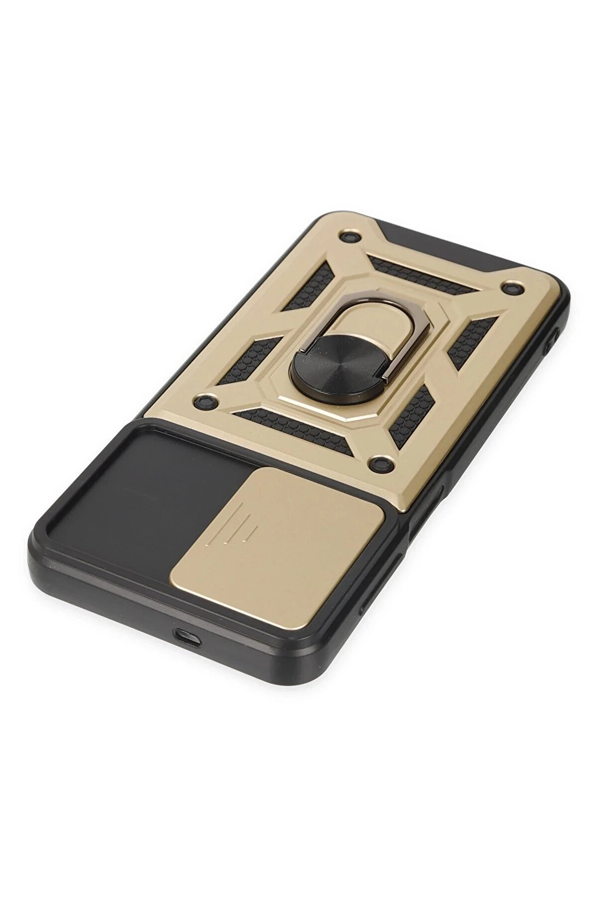 Samsung Galaxy M13 Kılıf Pars Lens Y&uuml;z&uuml;kl&uuml; Si̇li̇kon - Gold - Dropx9319-4914