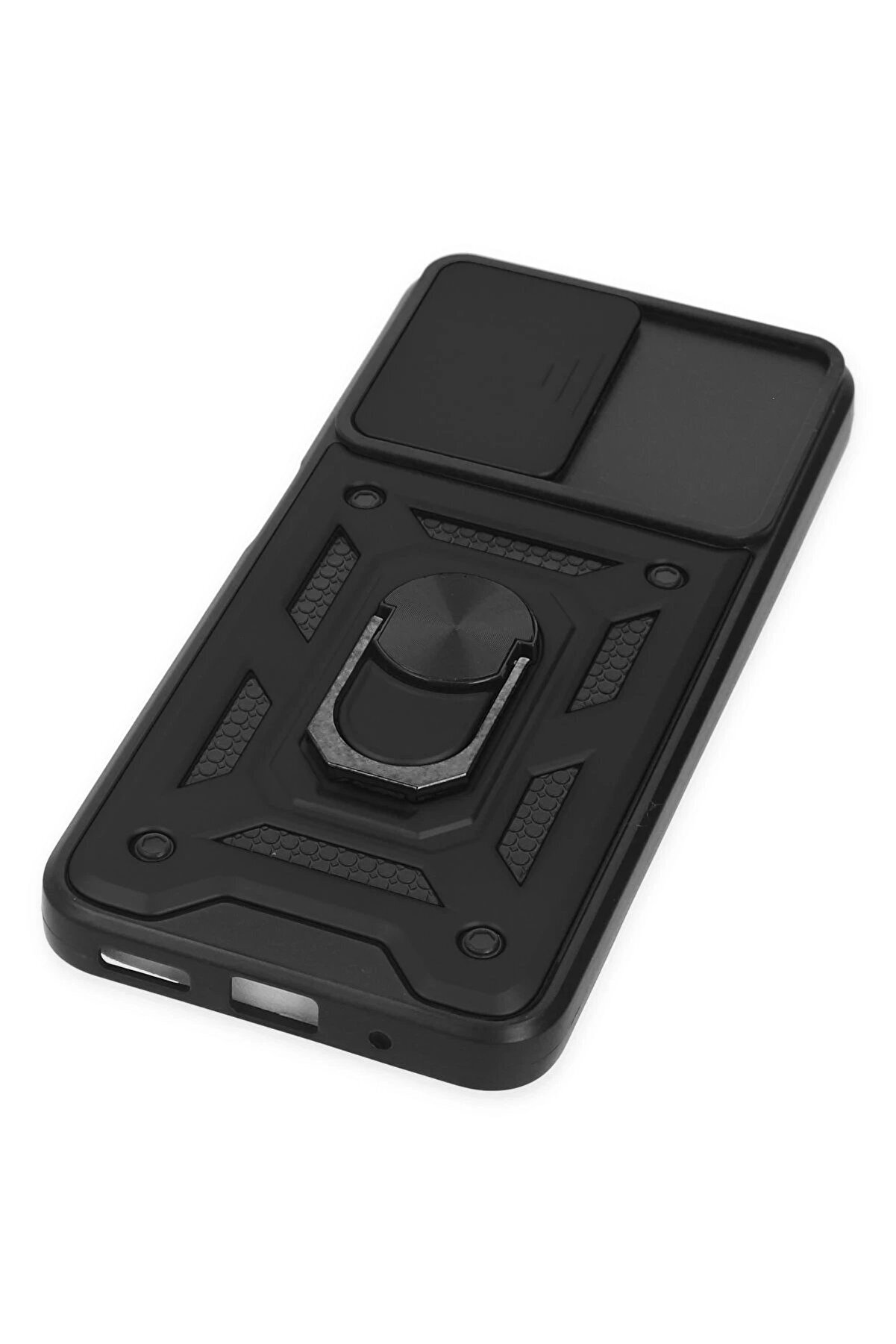 Xi̇aomi̇ Poco M5 Kılıf Pars Lens Y&uuml;z&uuml;kl&uuml; Si̇li̇kon - Si̇yah - Dropx6790-2618