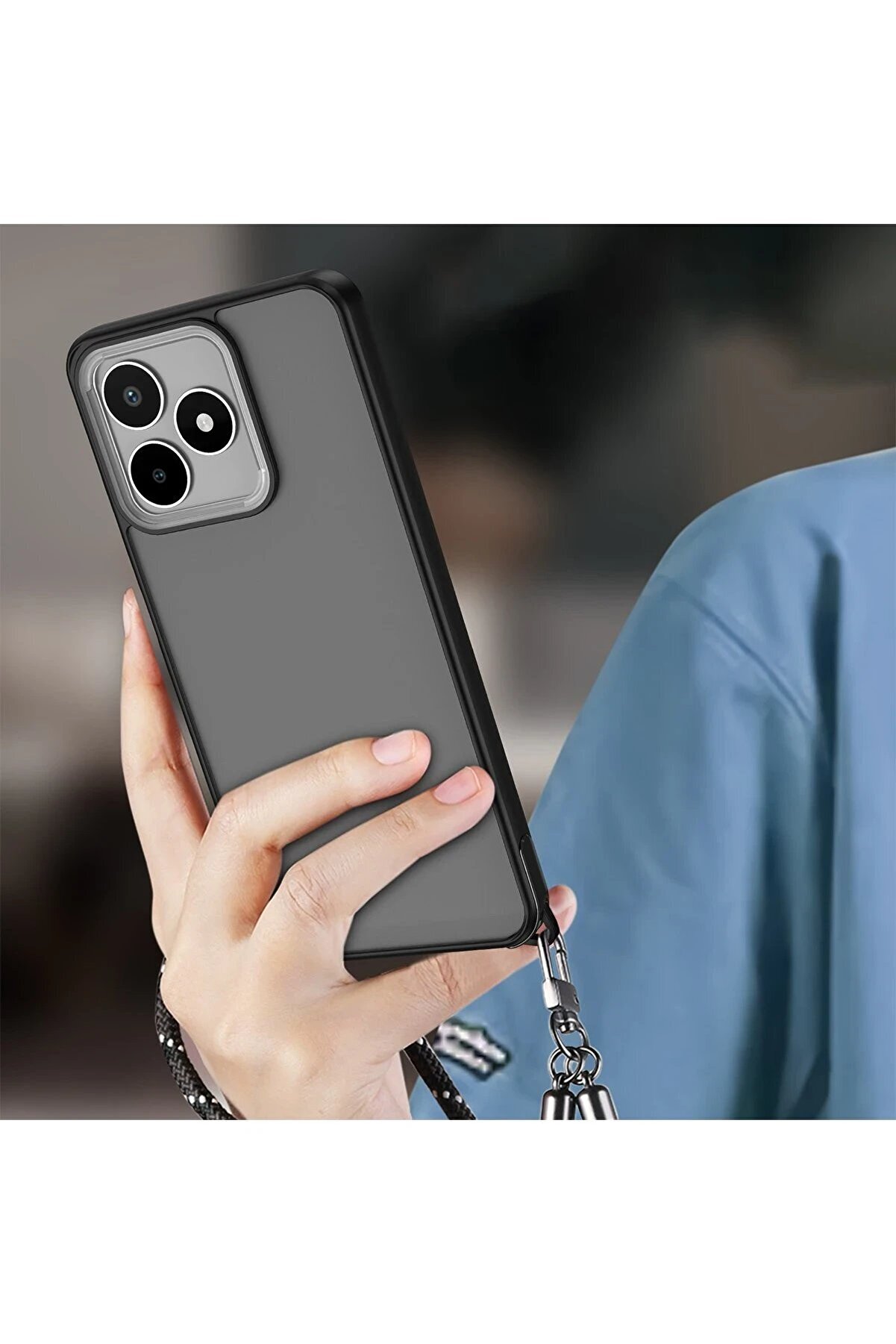 Realme C53 Kılıf Elegant Kapak - Deri̇n Mor - Dropx9367-7378