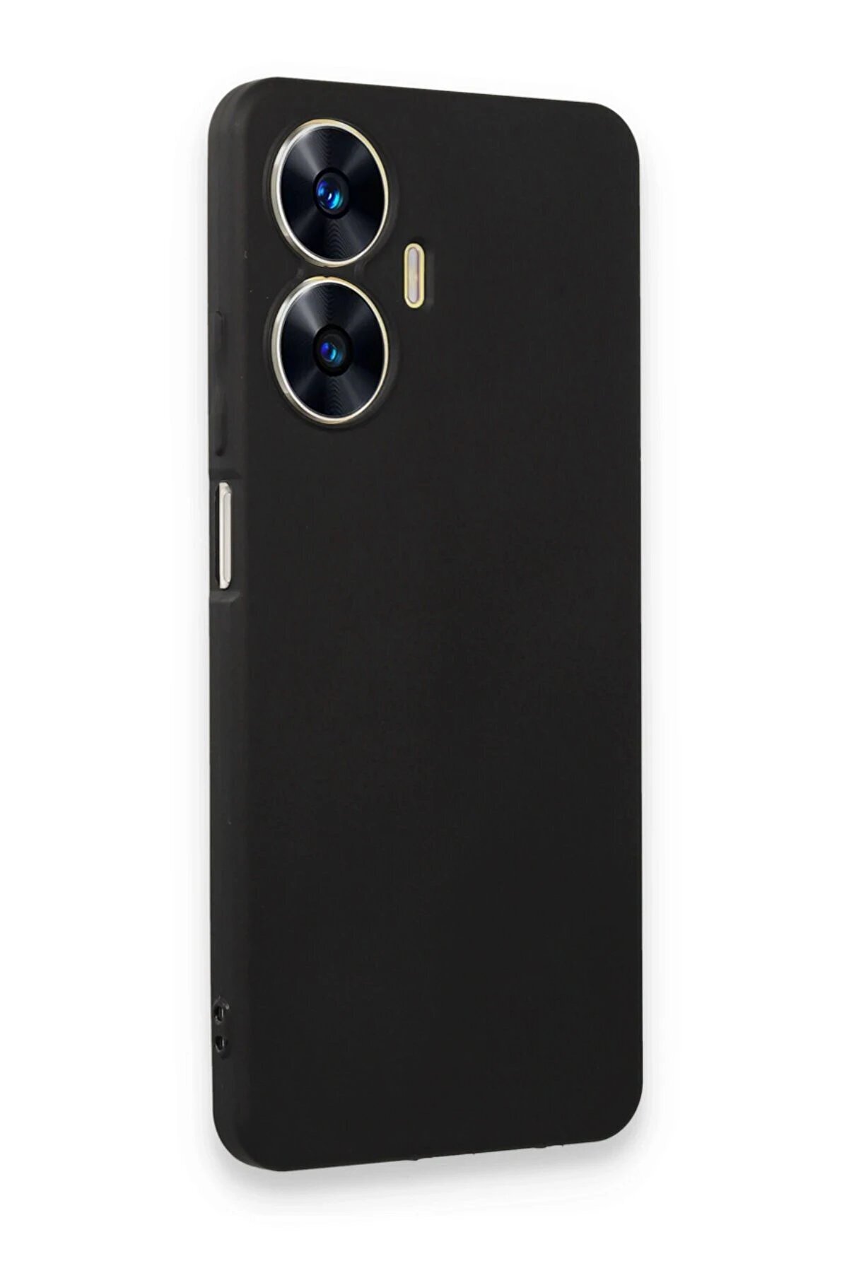 Realme C55 Kılıf Fi̇rst Si̇li̇kon - Si̇yah - Dropx4665-3073
