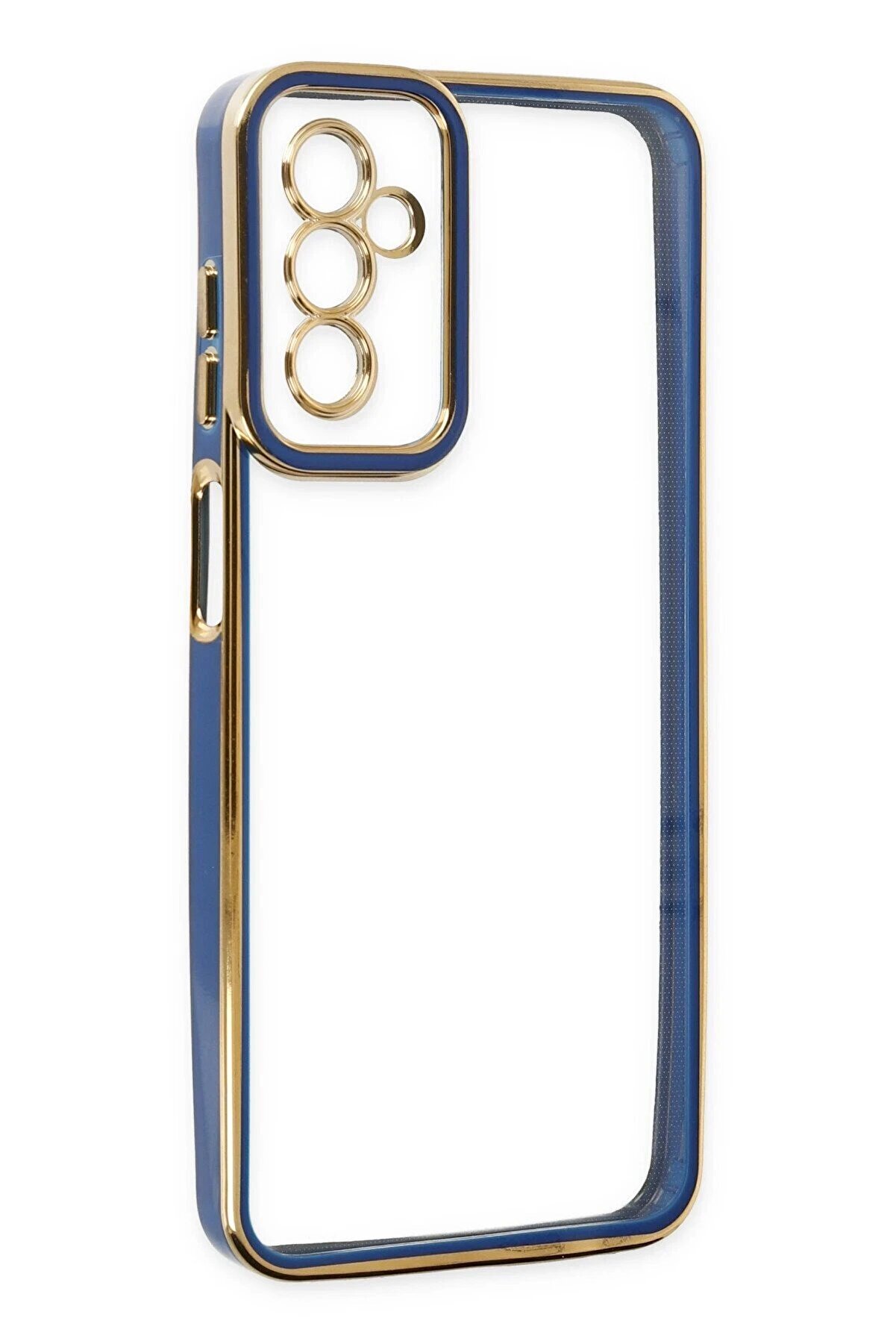 Samsung Galaxy M23 Kılıf Li̇va Lens Si̇li̇kon - Mavi̇ - Dropx2148-7554