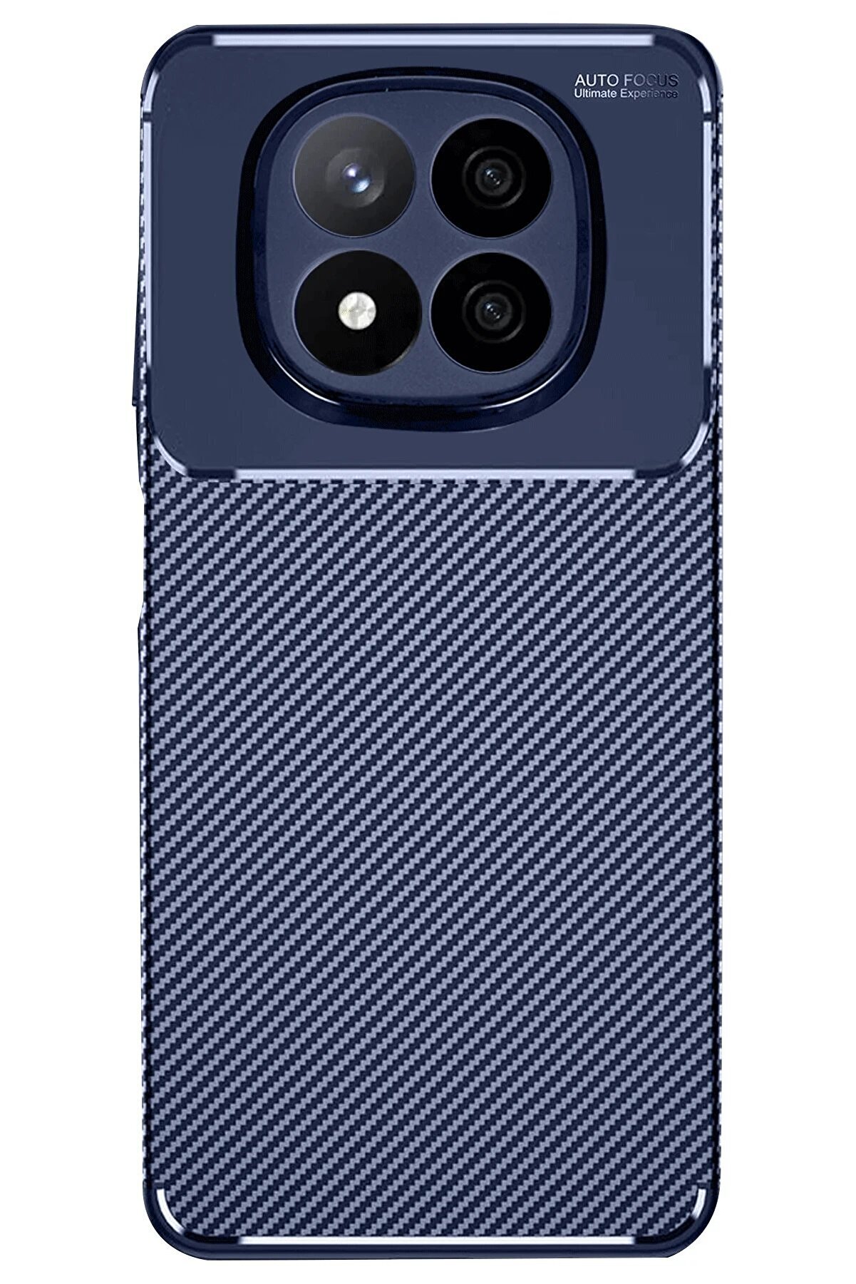 Xi̇aomi̇ Redmi̇ Note 14 Pro 4G Kılıf Auto Focus Karbon Kapak - Laci̇vert - Dropx7988-4968