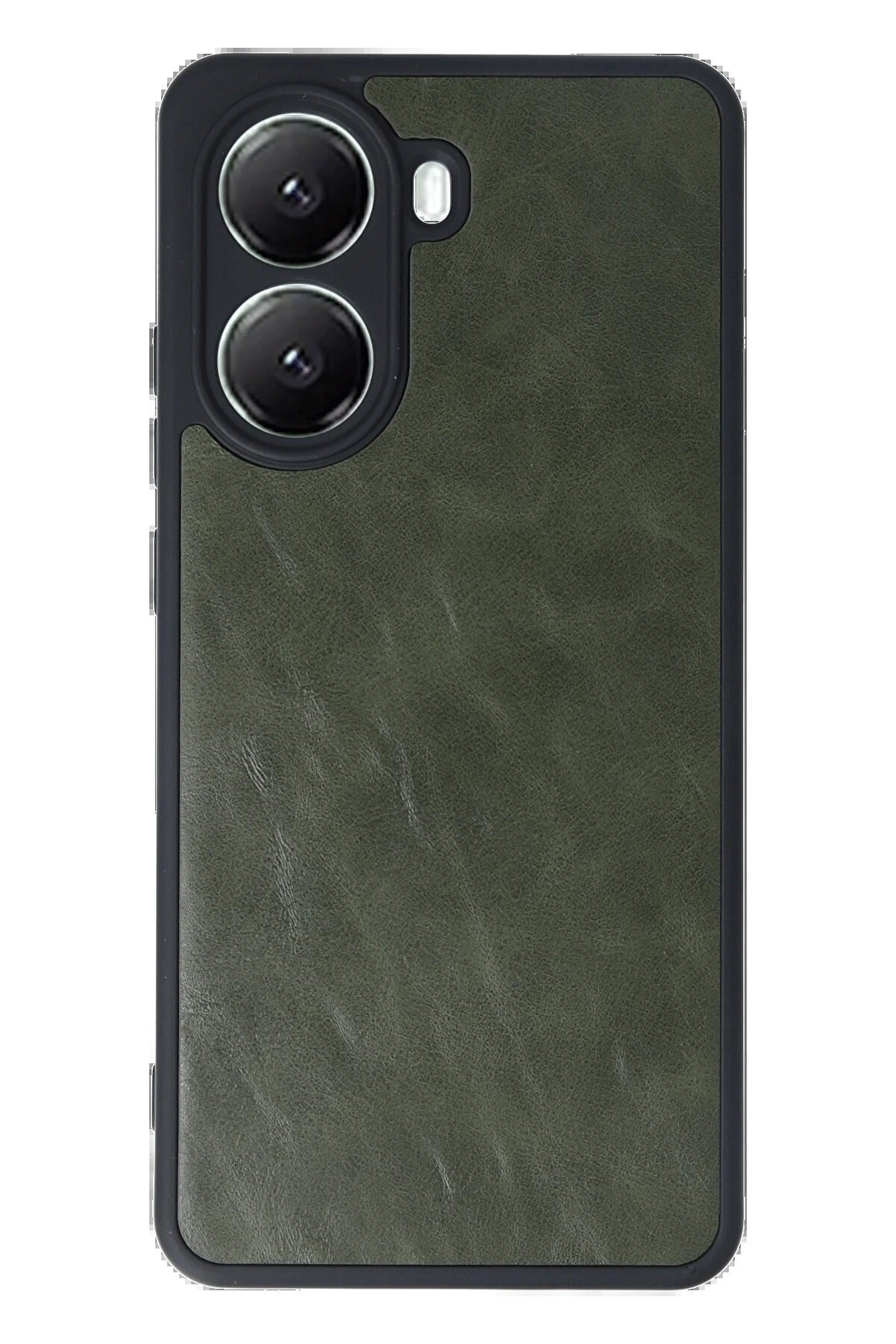 Xi̇aomi̇ Poco X7 Pro Kılıf Aras Deri̇ Kapak - Koyu Yeşi̇l - Dropx1628-6674