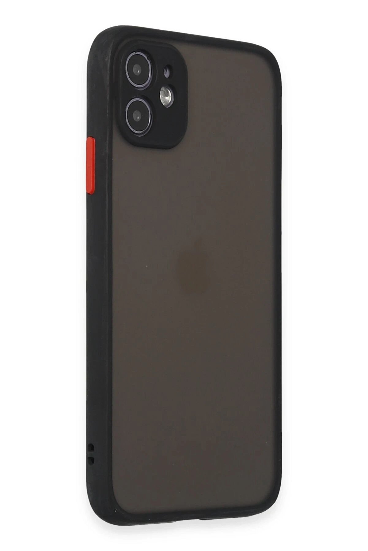 İphone 11 Kılıf Montreal Si̇li̇kon Kapak - Si̇yah - Dropx4940-5556