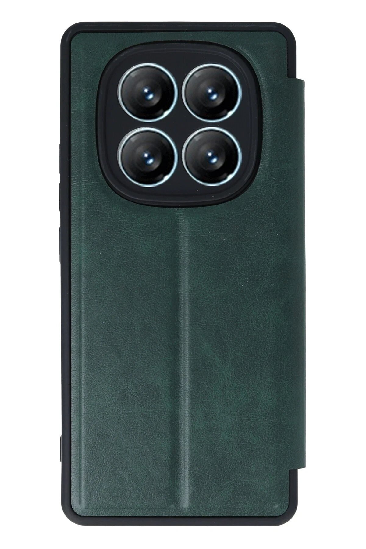 Xi̇aomi̇ Redmi̇ Note 14 Pro 5G Kılıf Fli̇p Cover - Koyu Yeşi̇l - Dropx4645-1397