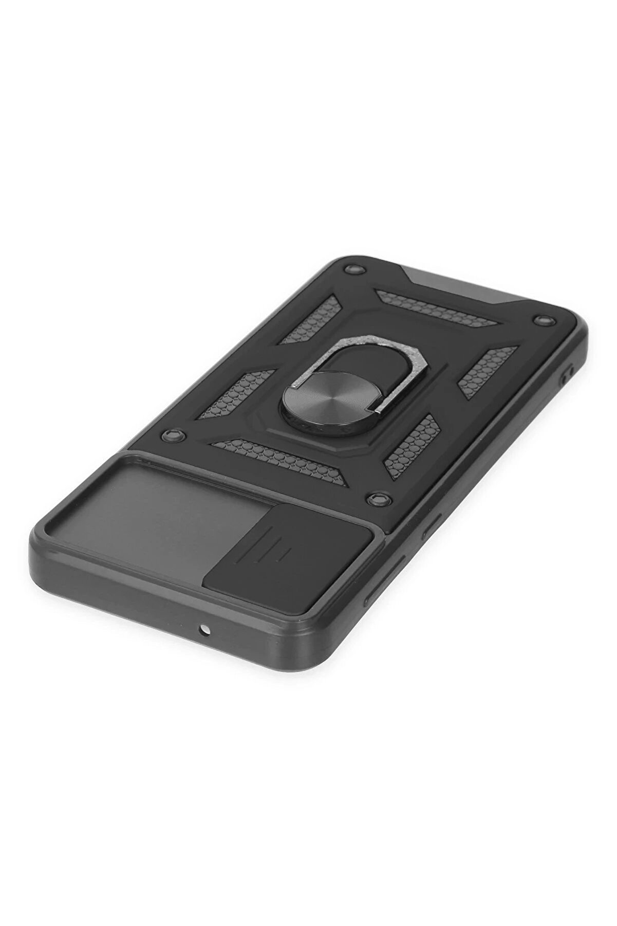 Samsung Galaxy A04 Kılıf Pars Lens Y&uuml;z&uuml;kl&uuml; Si̇li̇kon - Si̇yah - Dropx9387-2420