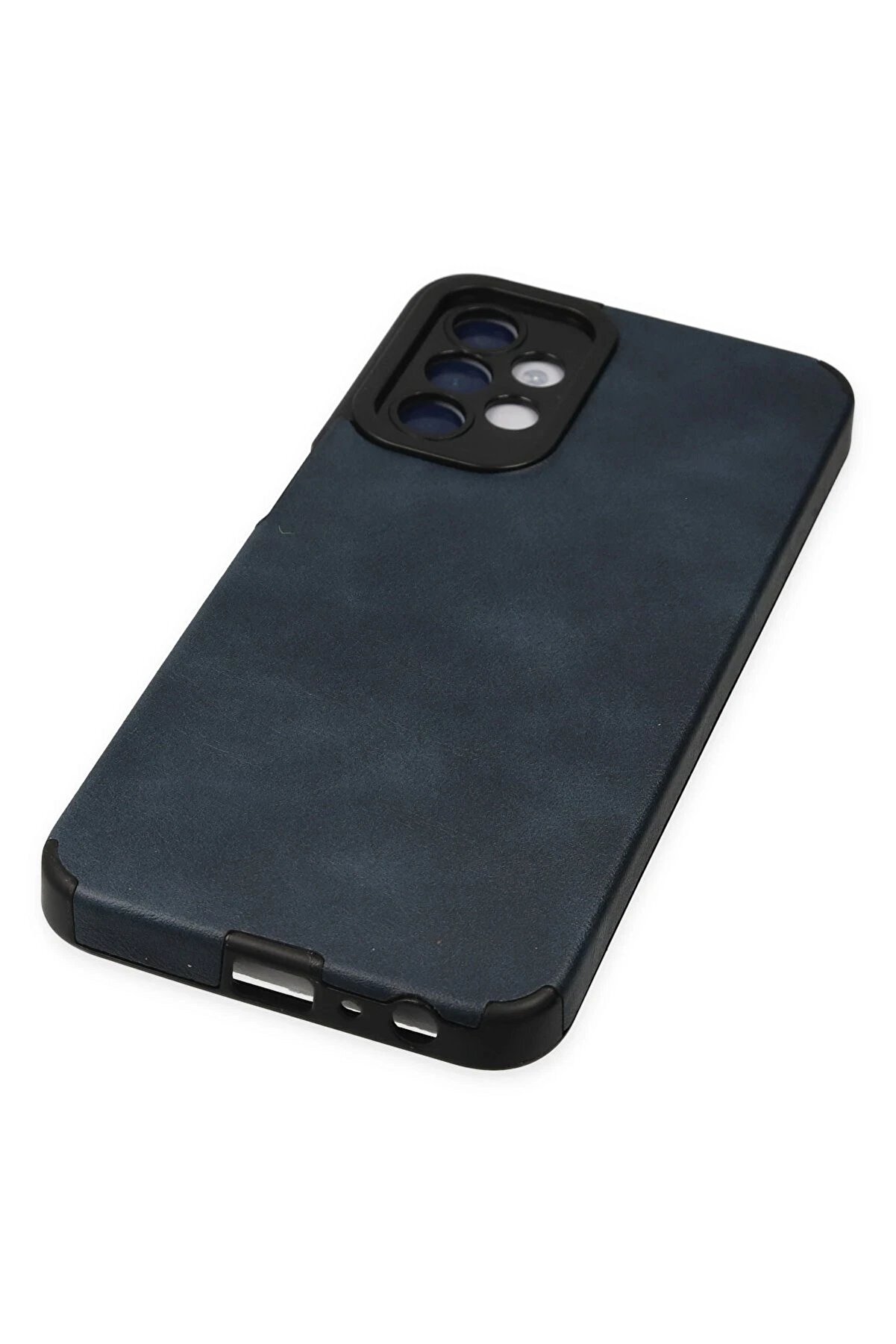 Samsung Galaxy A04S Kılıf Loop Deri̇ Si̇li̇kon - Laci̇vert - Dropx6730-2767