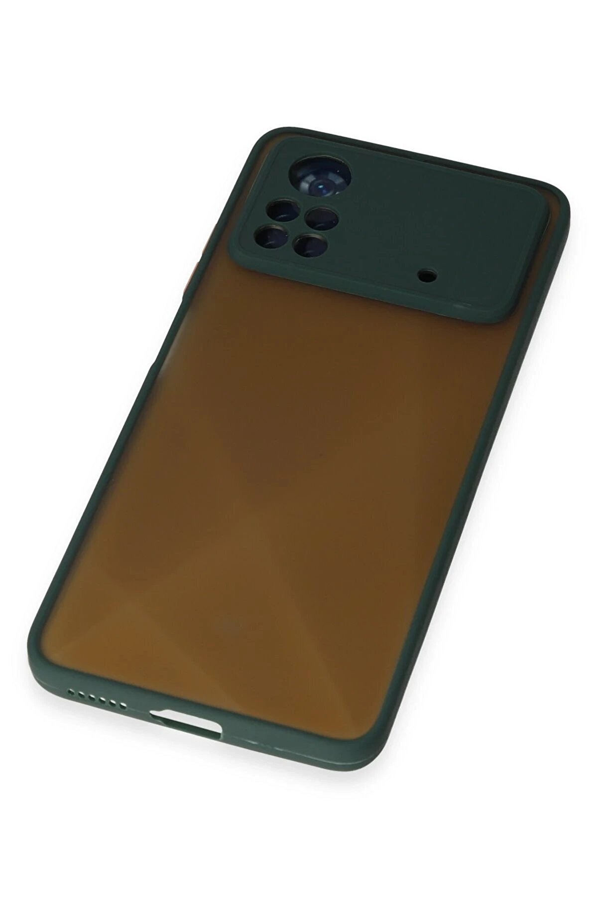 Xi̇aomi̇ Poco X4 Pro 5G Kılıf Montreal Si̇li̇kon Kapak - Yeşi̇l - Dropx5637-2405