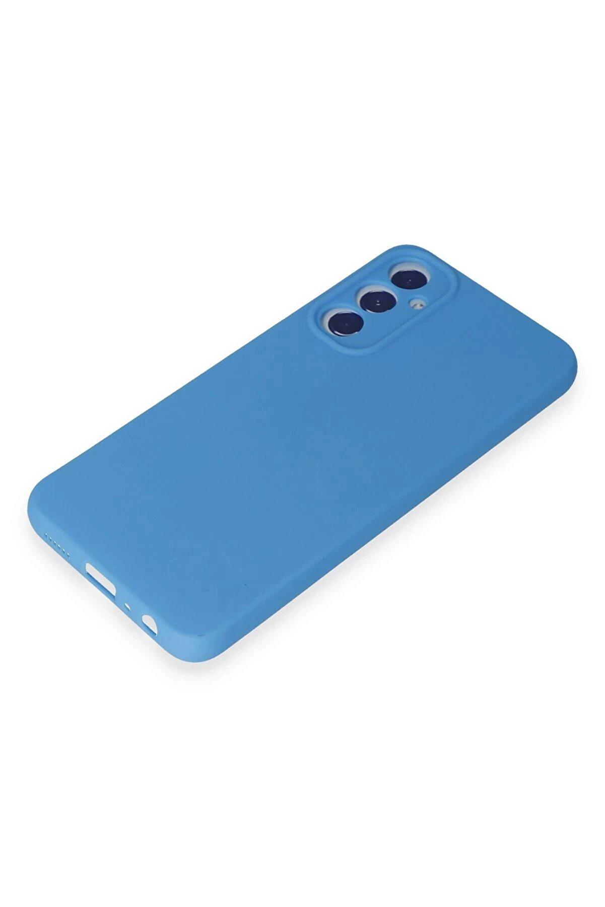 Samsung Galaxy A05S Kılıf Fi̇rst Si̇li̇kon - Mavi̇ - Dropx1003-8704