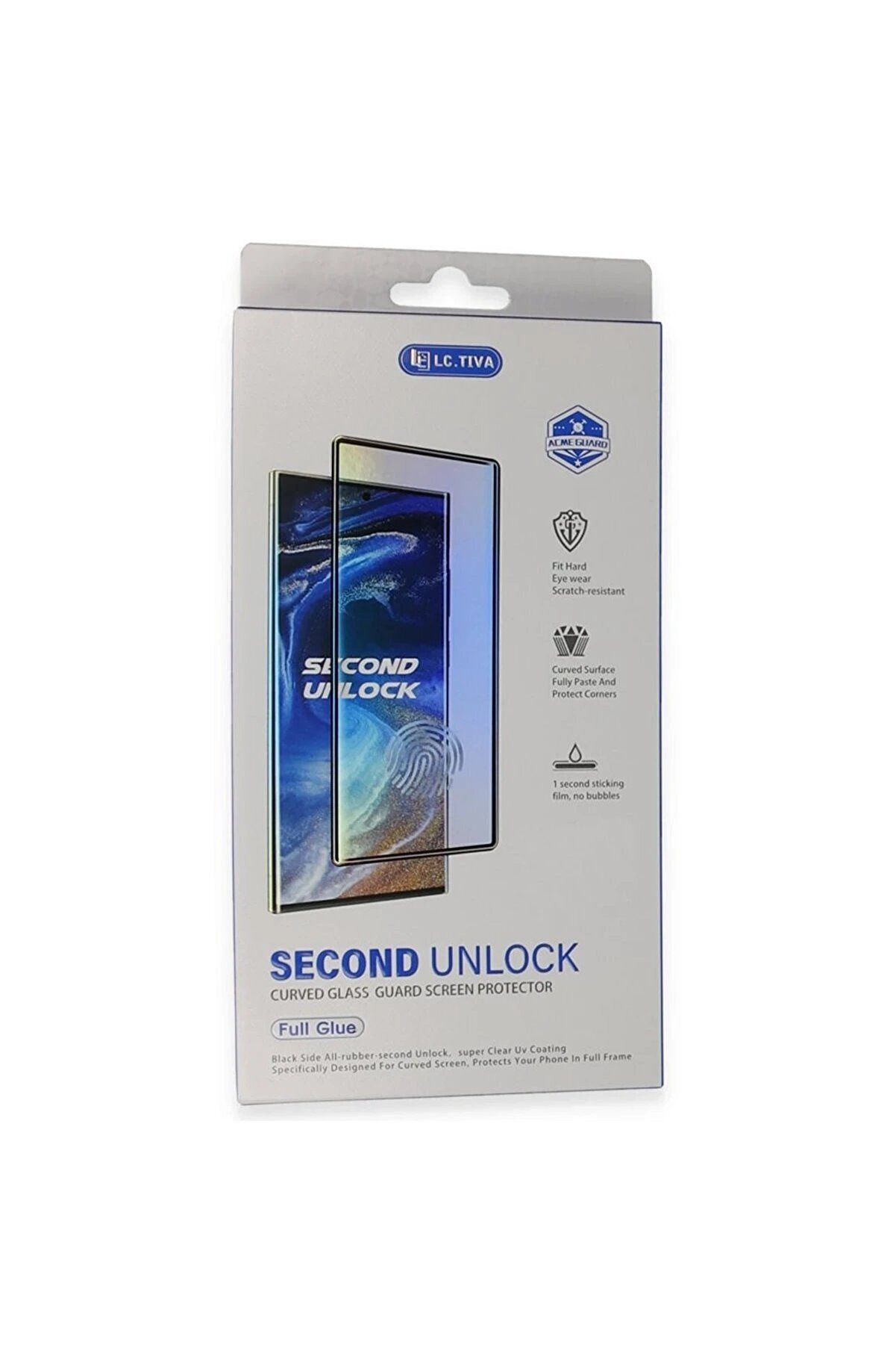 CepteToptan Samsung Galaxy S24 Ultra Durable Full Glue Curved Cam - DROPX6664-6780