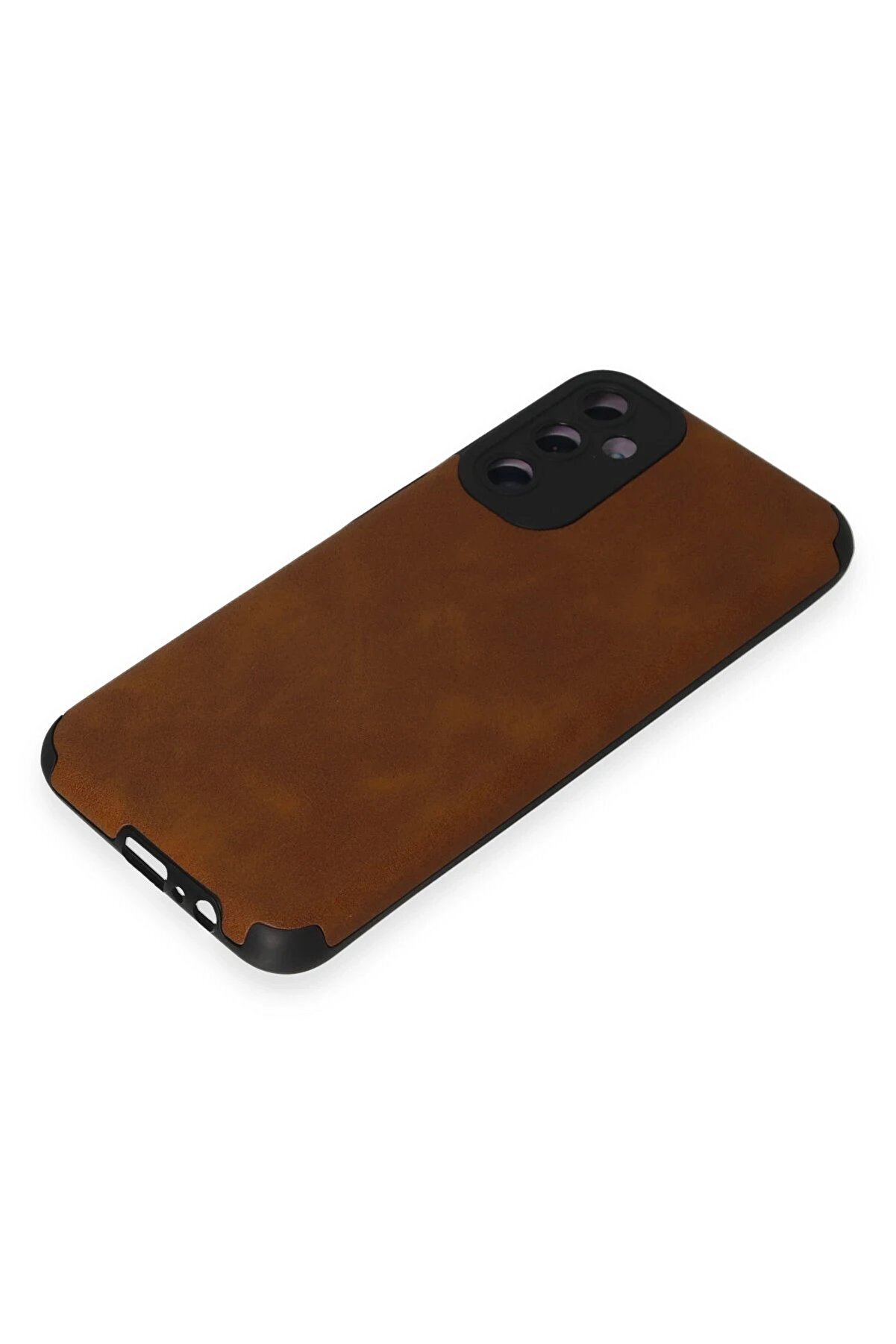 Samsung Galaxy M14 5G Kılıf Loop Deri̇ Si̇li̇kon - Kahverengi̇ - Dropx7809-5285