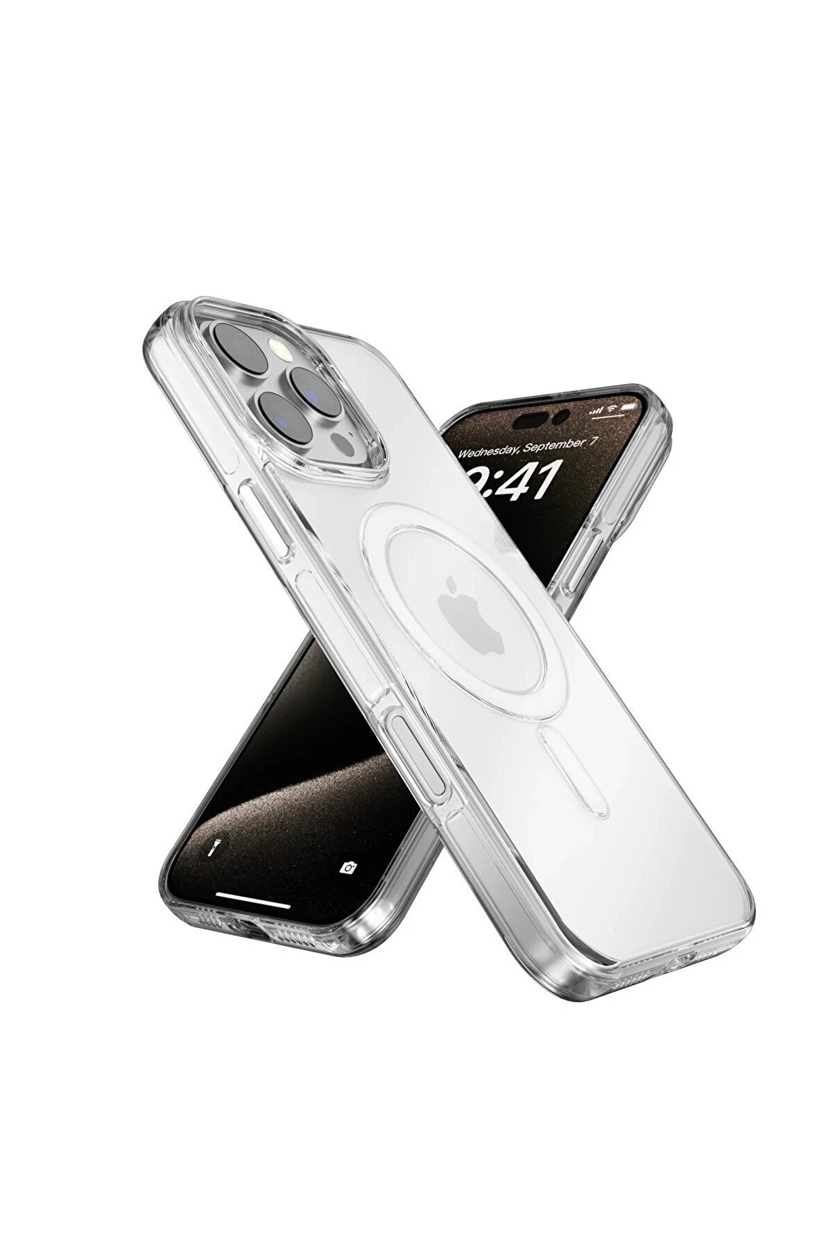 İphone 16 Pro Gleam Pc Sert Magsafe Kılıf - Şeffaf - Dropx6919-5144