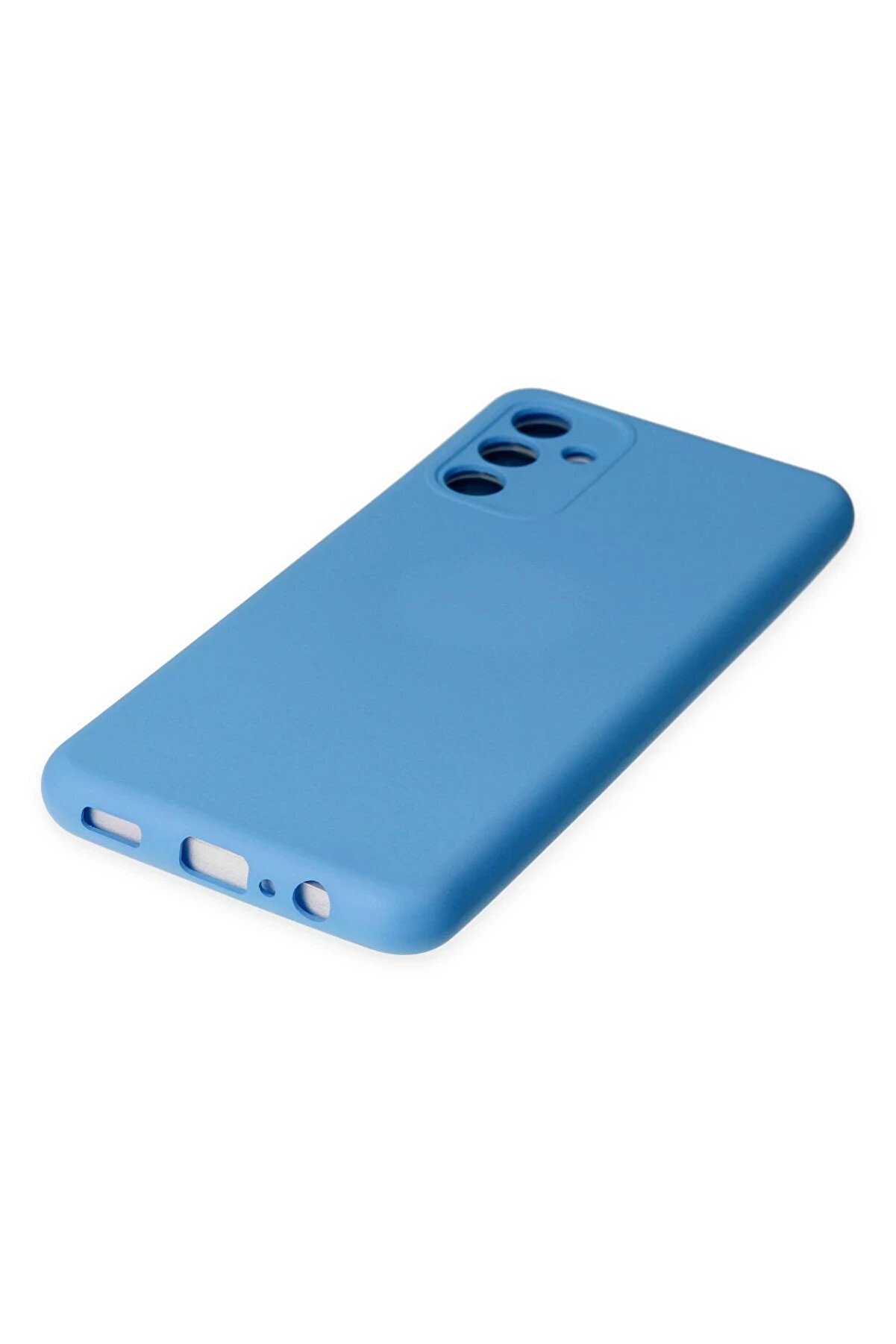 Samsung Galaxy A04S Kılıf Nano İçi̇ Kadi̇fe Si̇li̇kon - Mavi̇ - Dropx2392-6377