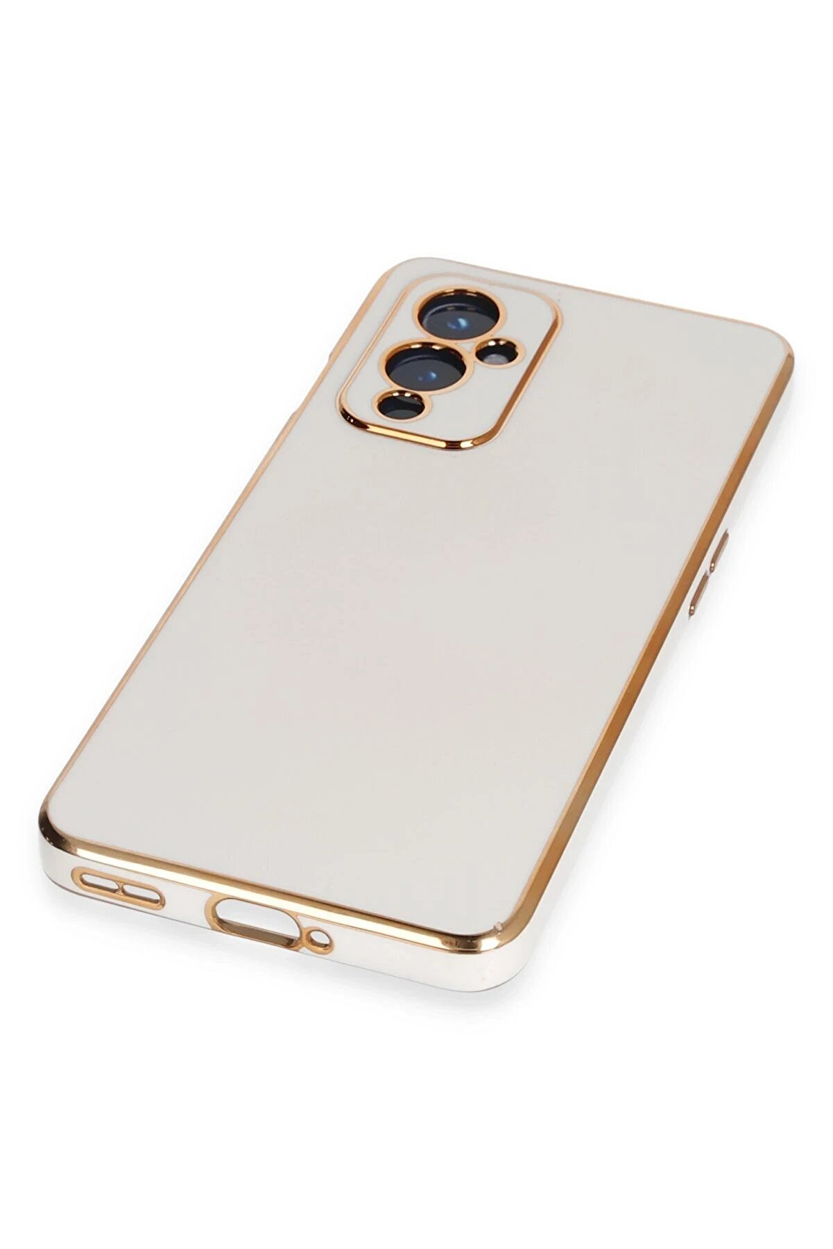 One Plus 9 Kılıf Volet Si̇li̇kon - Beyaz - Dropx8335-2512