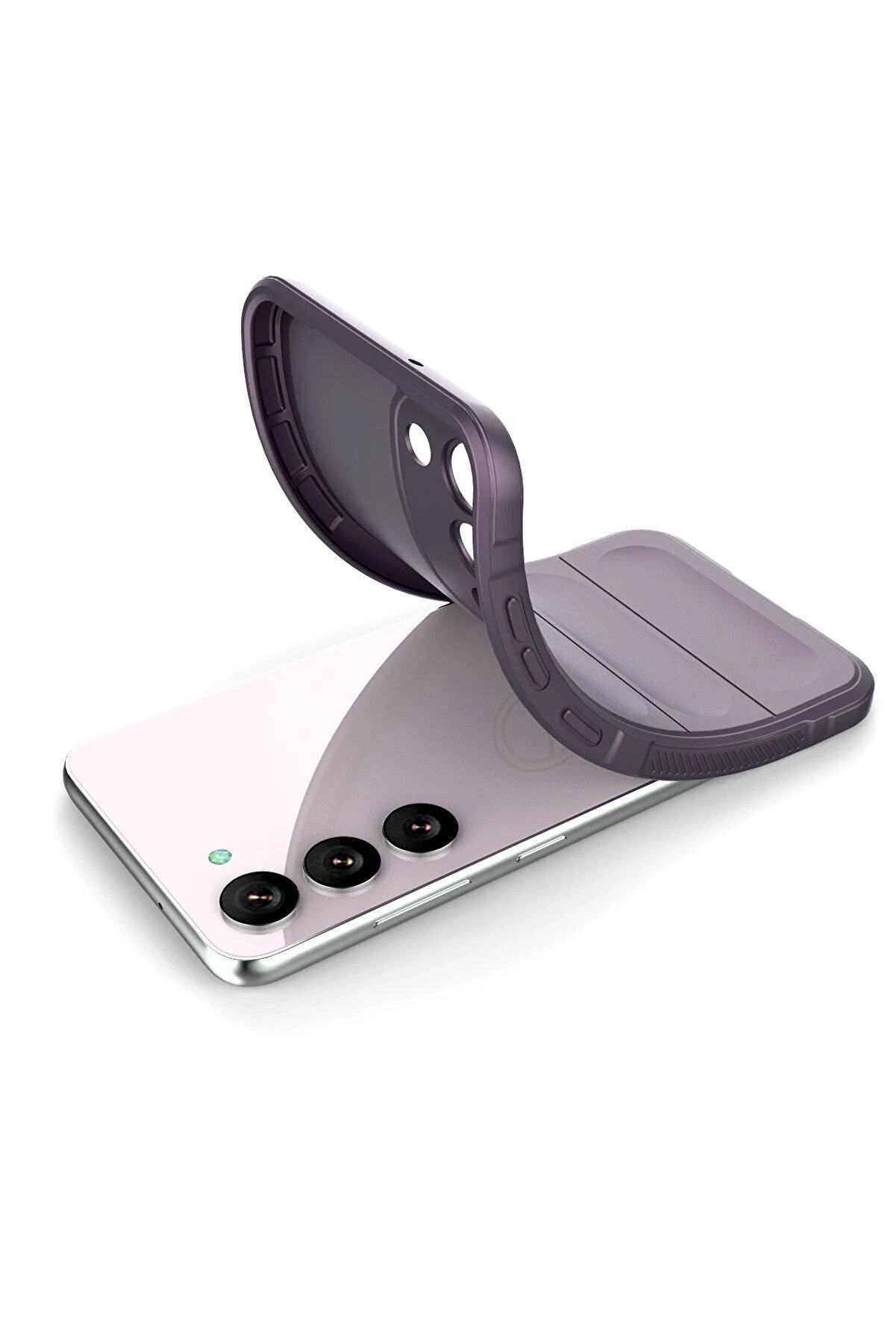 Samsung Galaxy S23 Plus Kılıf Opti̇mum Si̇li̇kon - Mor - Dropx8424-6523