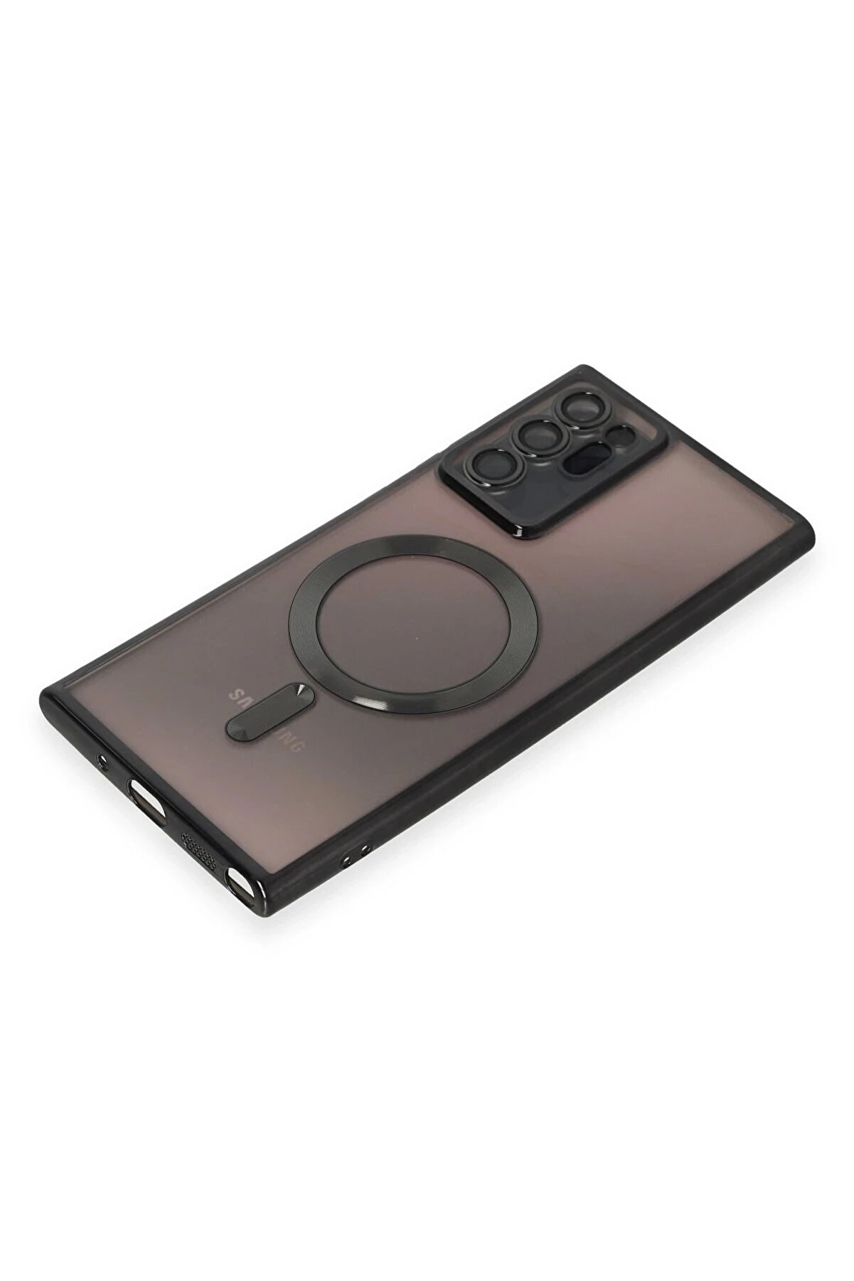 Samsung Galaxy Note 20 Ultra Kılıf Kross Magneti̇csafe Kapak - Si̇yah - Dropx2208-9307