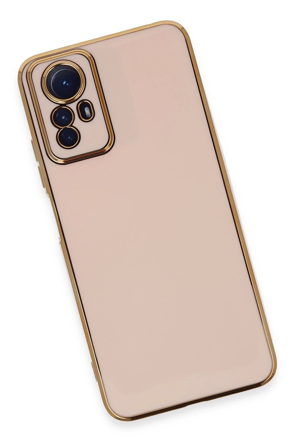 Xi̇aomi̇ Redmi̇ Note 12S Kılıf Volet Si̇li̇kon - Pembe - Dropx8168-7053