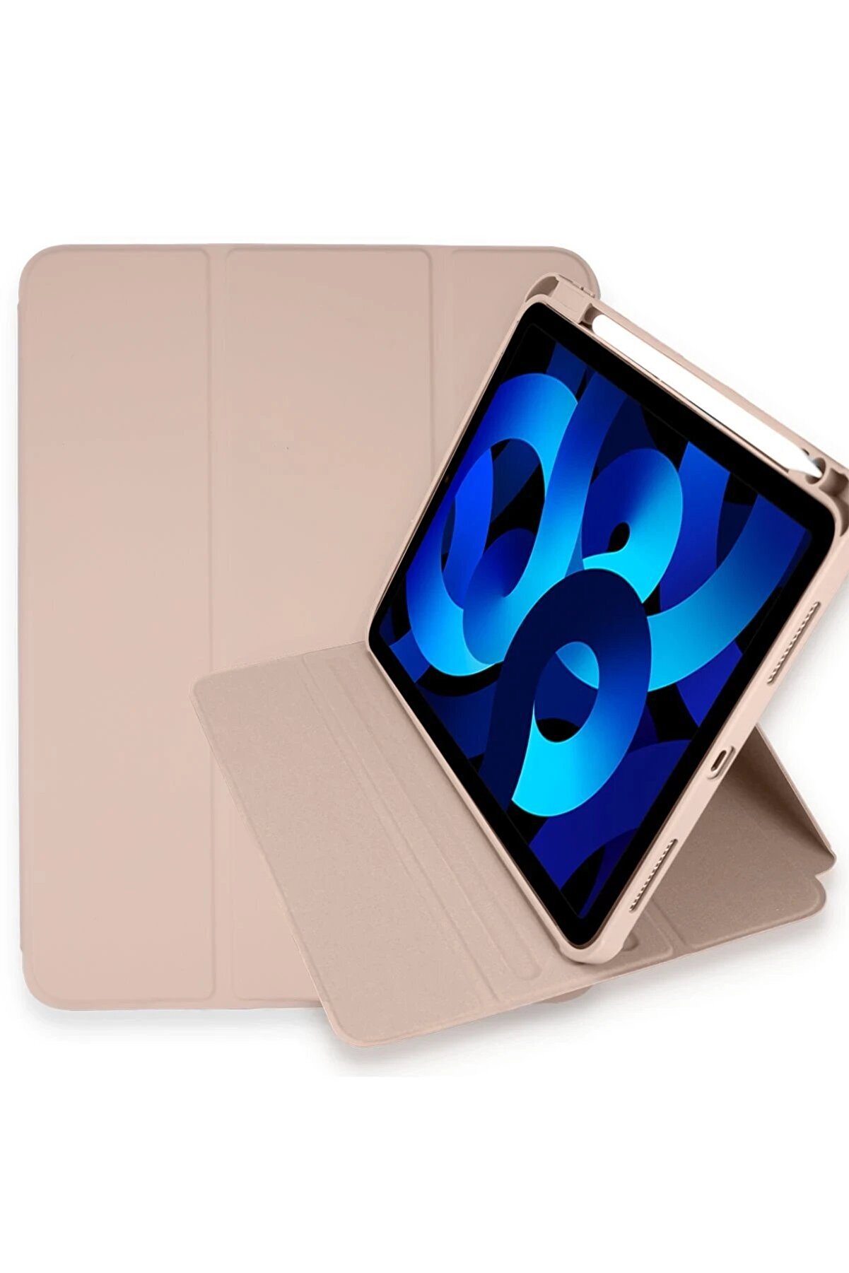 CepteToptan iPad Pro 11 (2021) Kılıf Starling 360 Kalemlikli Tablet Kılıf - Rose Gold - DROPX6164-7523