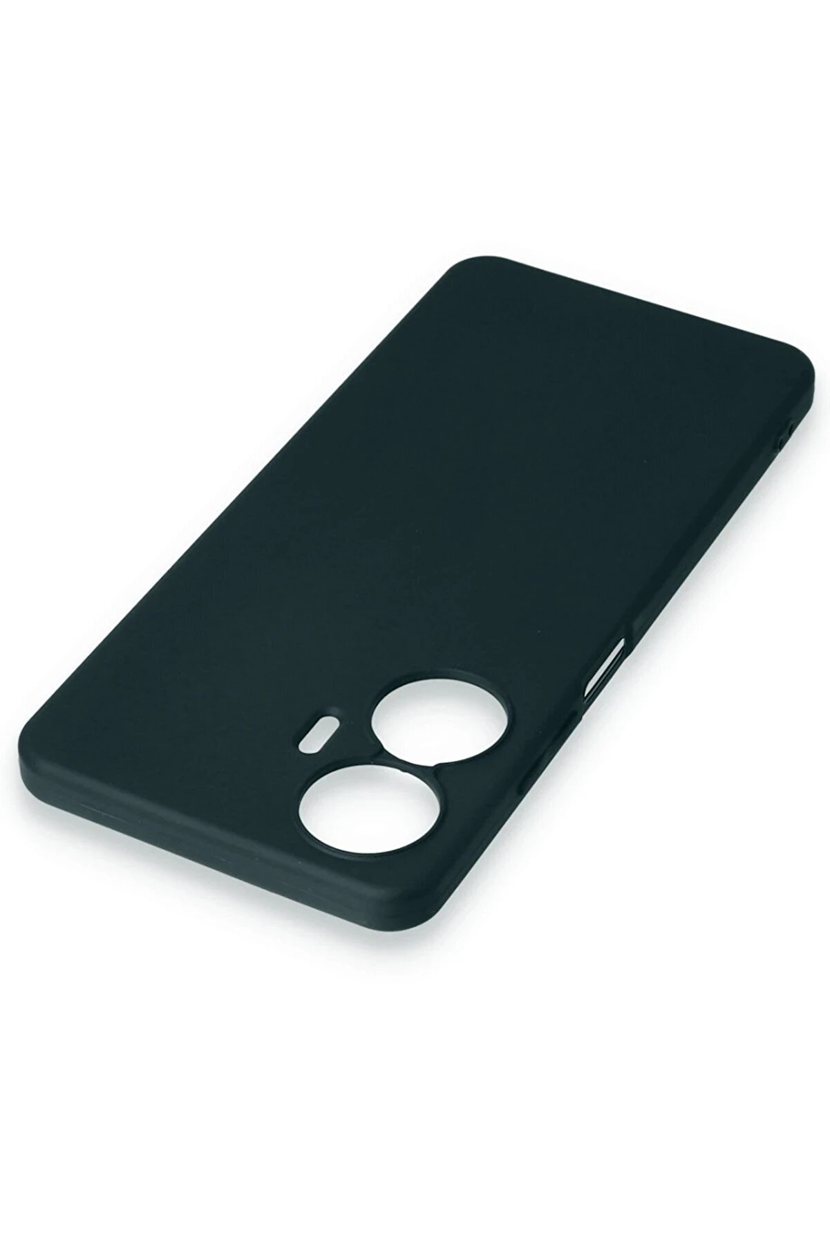Realme C55 Kılıf Fi̇rst Si̇li̇kon - Koyu Yeşi̇l - Dropx1812-9467