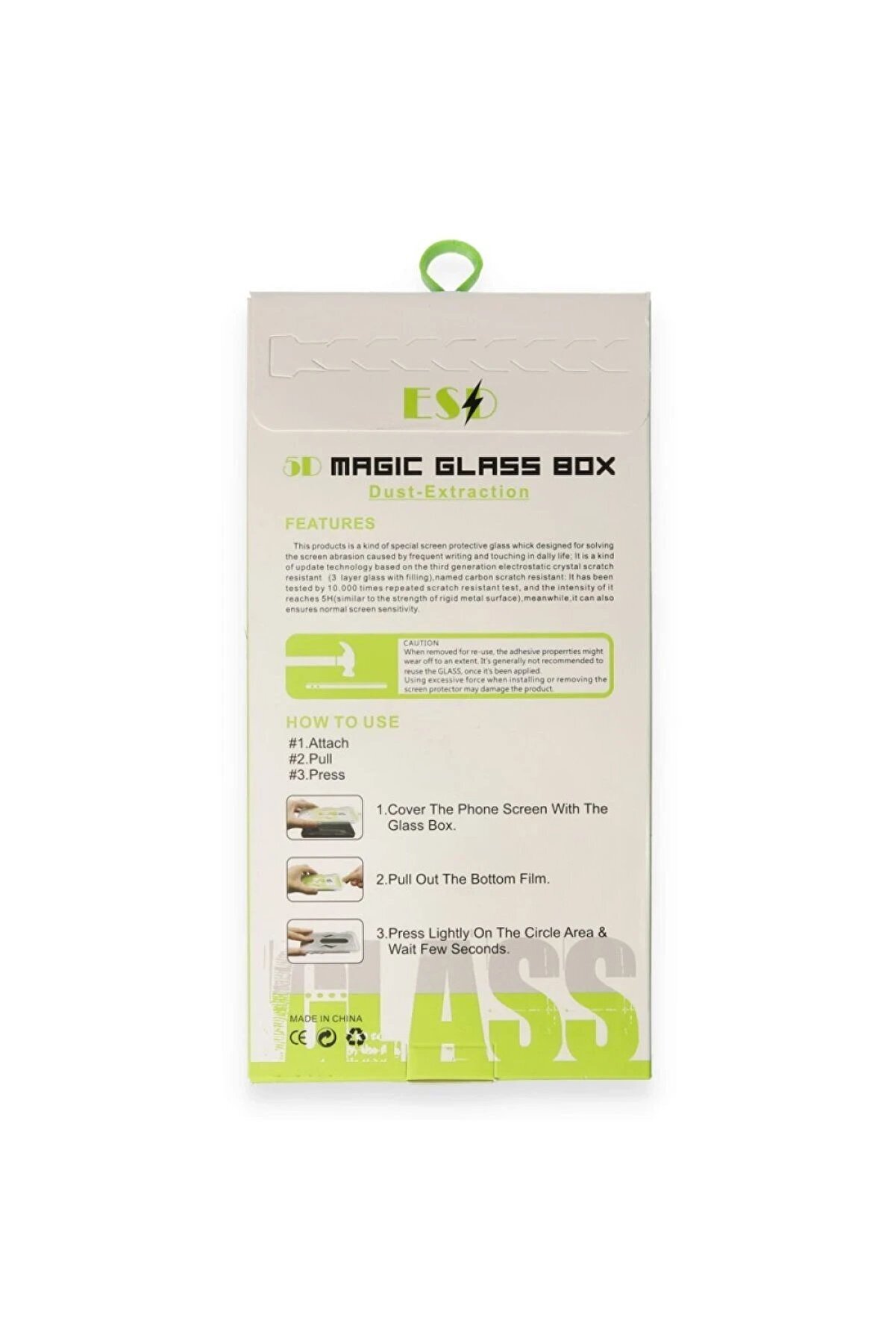 İphone 16 Pro Max Magi̇c 5D Hayalet Cam - Si̇yah - Dropx1992-6546