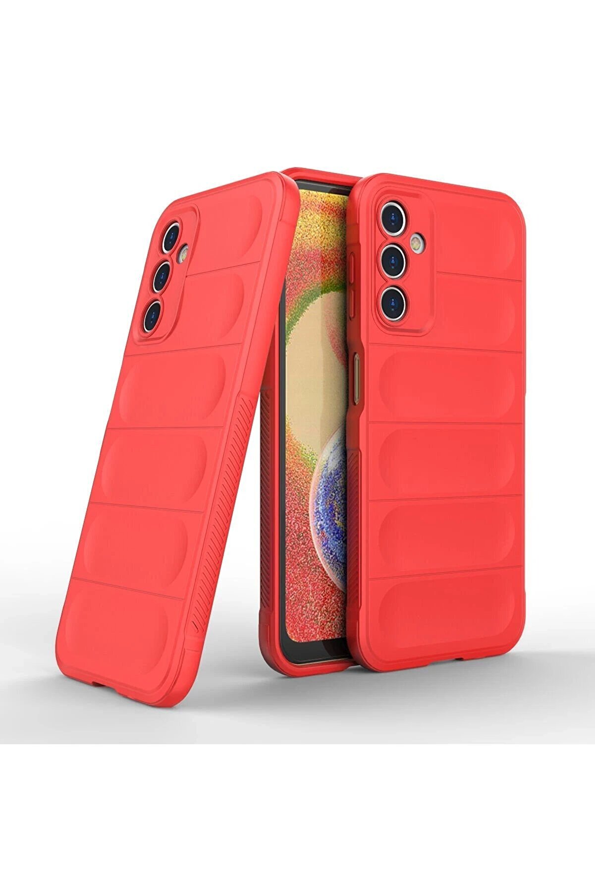 Samsung Galaxy A14 4G Kılıf Opti̇mum Si̇li̇kon - Kırmızı - Dropx5583-3003