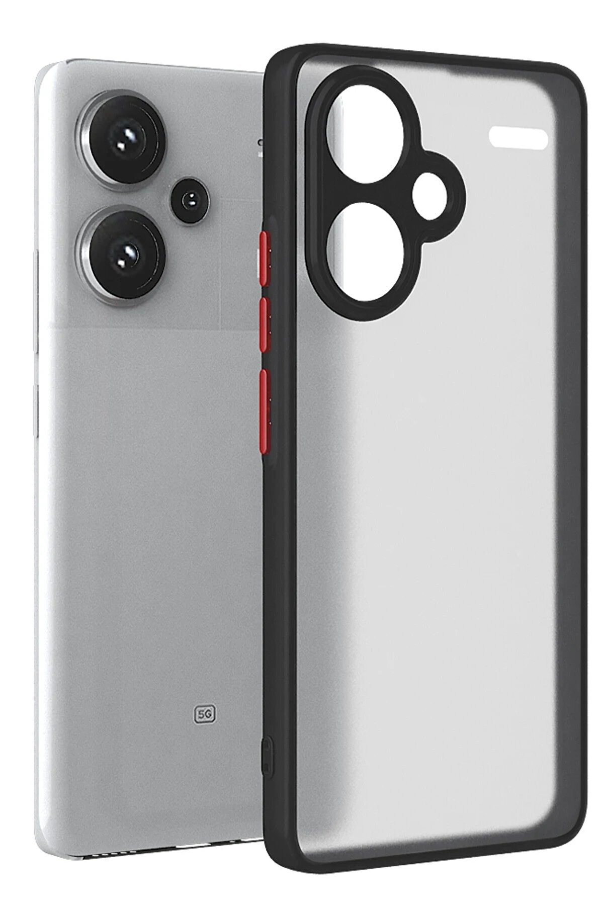 Xi̇aomi̇ Redmi̇ Note 13 Pro Plus Kılıf Montreal Si̇li̇kon Kapak - Si̇yah - Dropx9157-4442