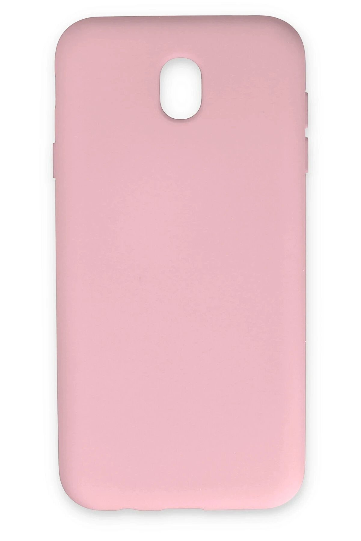 CepteToptan Samsung Galaxy J7 Pro / J730 Kılıf Nano i&ccedil;i Kadife Silikon - Pudra - DROPX6424-1107