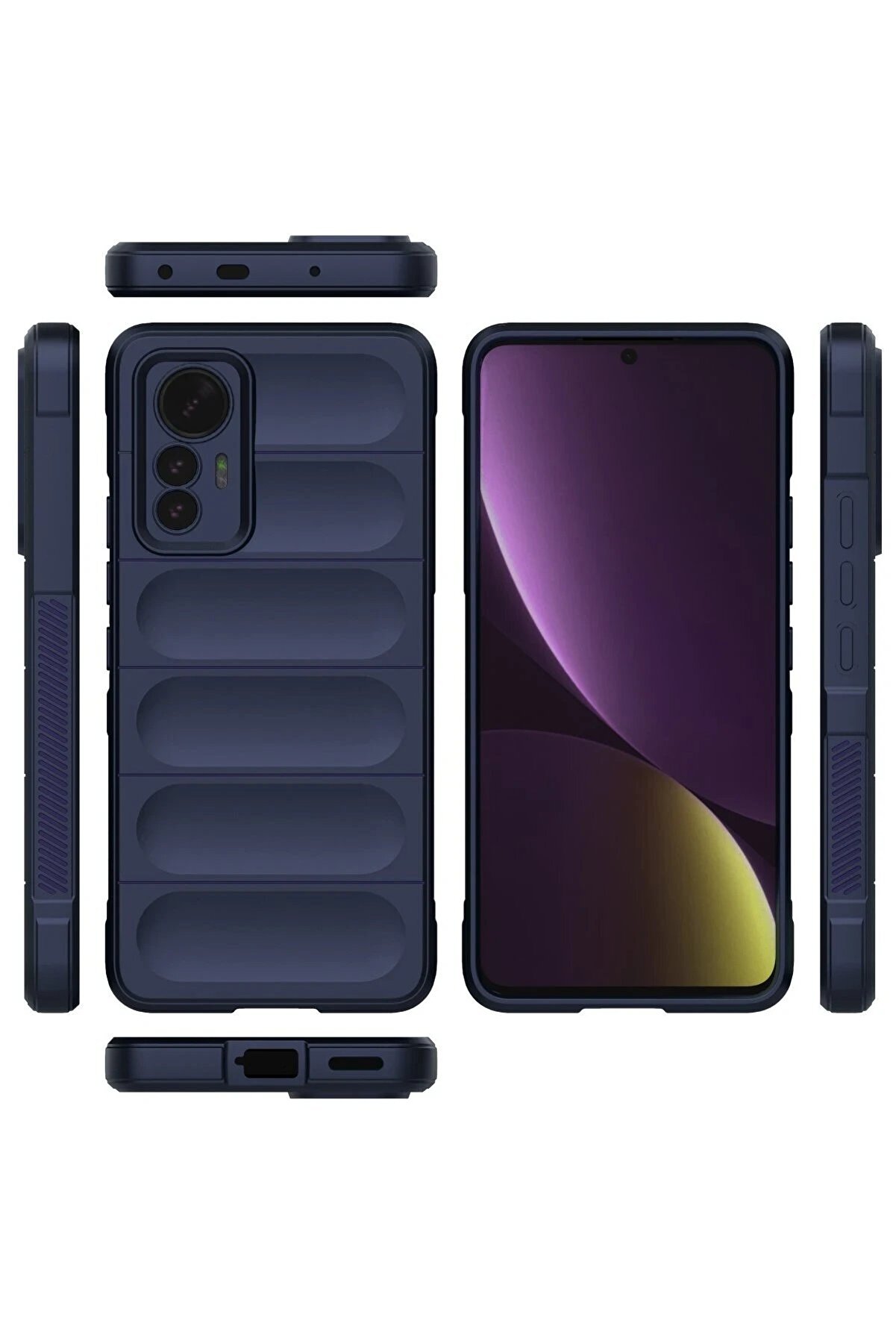 Xi̇aomi̇ Mi̇ 12 Li̇te Kılıf Opti̇mum Si̇li̇kon - Laci̇vert - Dropx7742-2040