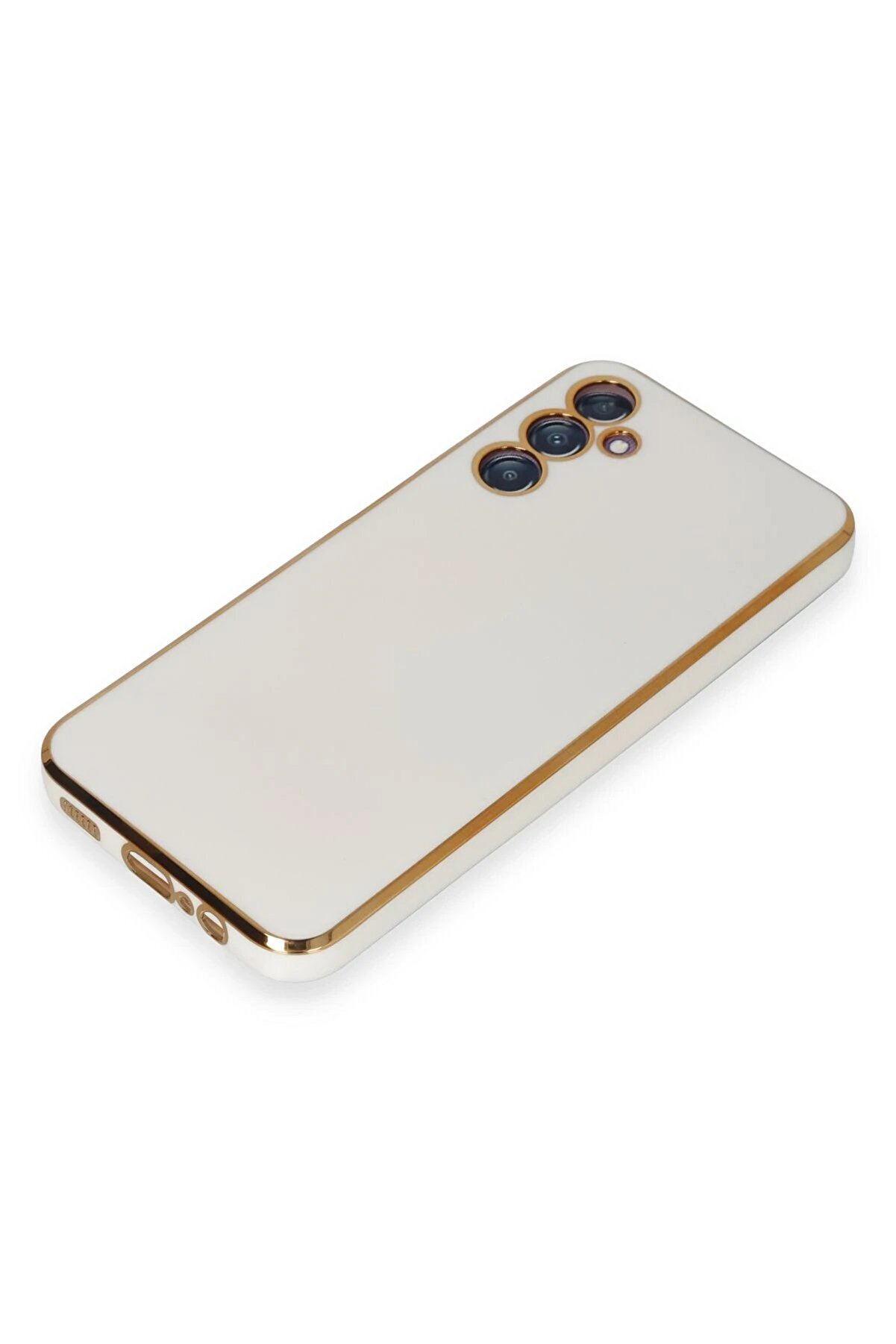 Samsung Galaxy M14 5G Kılıf Volet Si̇li̇kon - Beyaz - Dropx1155-6629