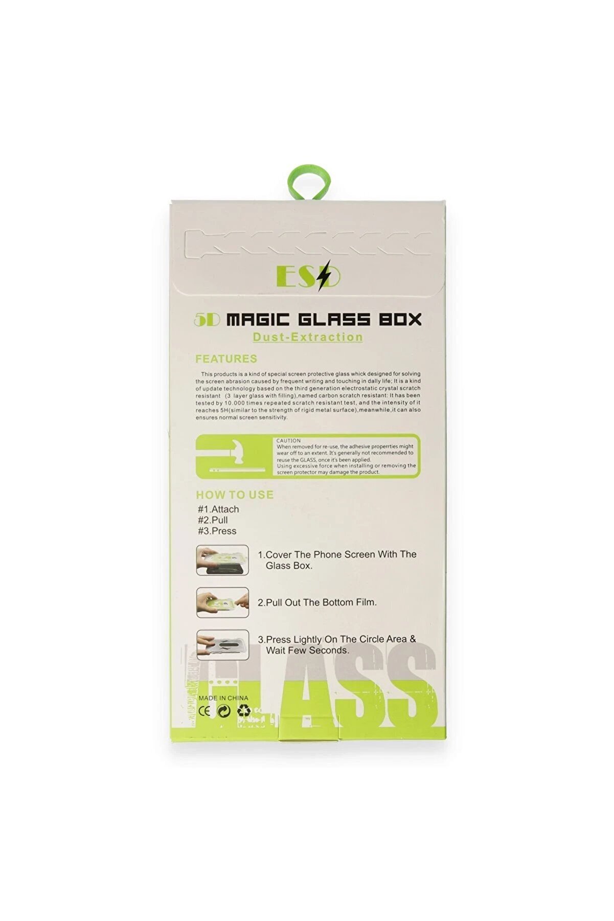 İphone 15 Plus Magi̇c 5D Hayalet Cam - Dropx3188-5395